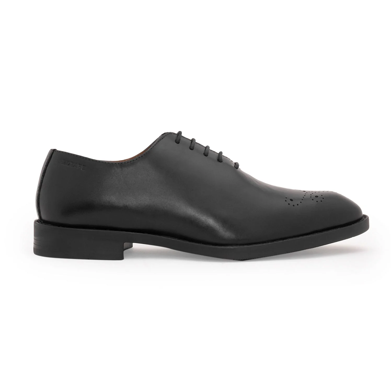 Men's Black Leather Low-Cut Shoes - Image 3