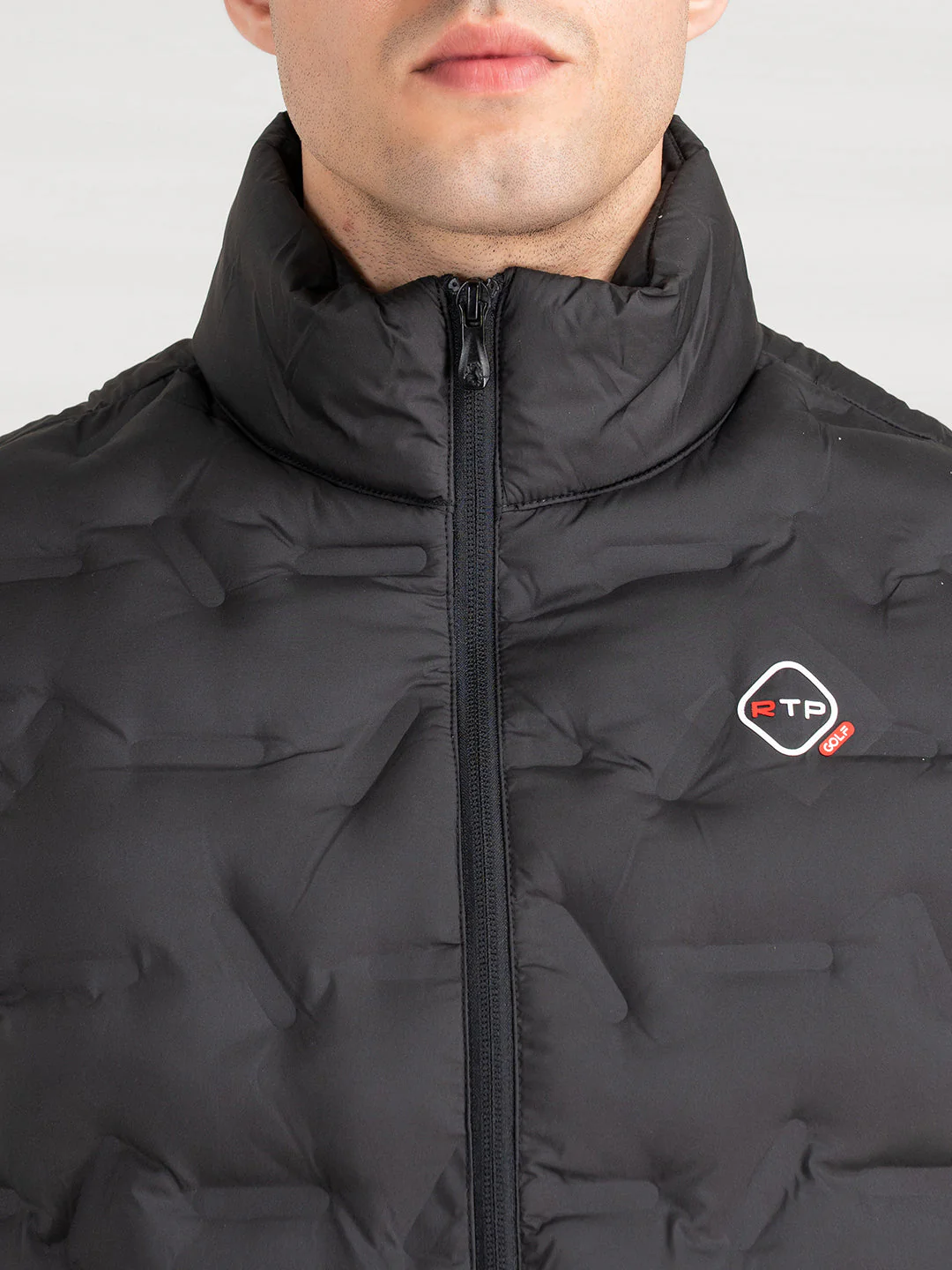 Men's Black Sleeveless Jacket | Winter Heatseal Jackets for Men - Image 4
