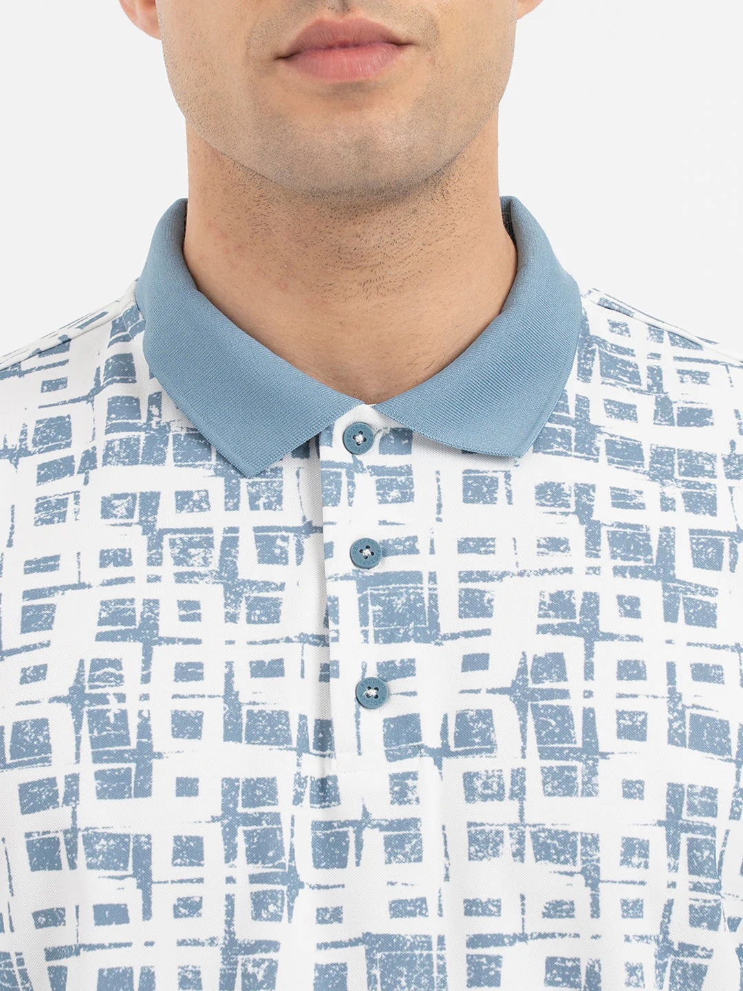 Men's Blue Polo T-Shirt - Image 4