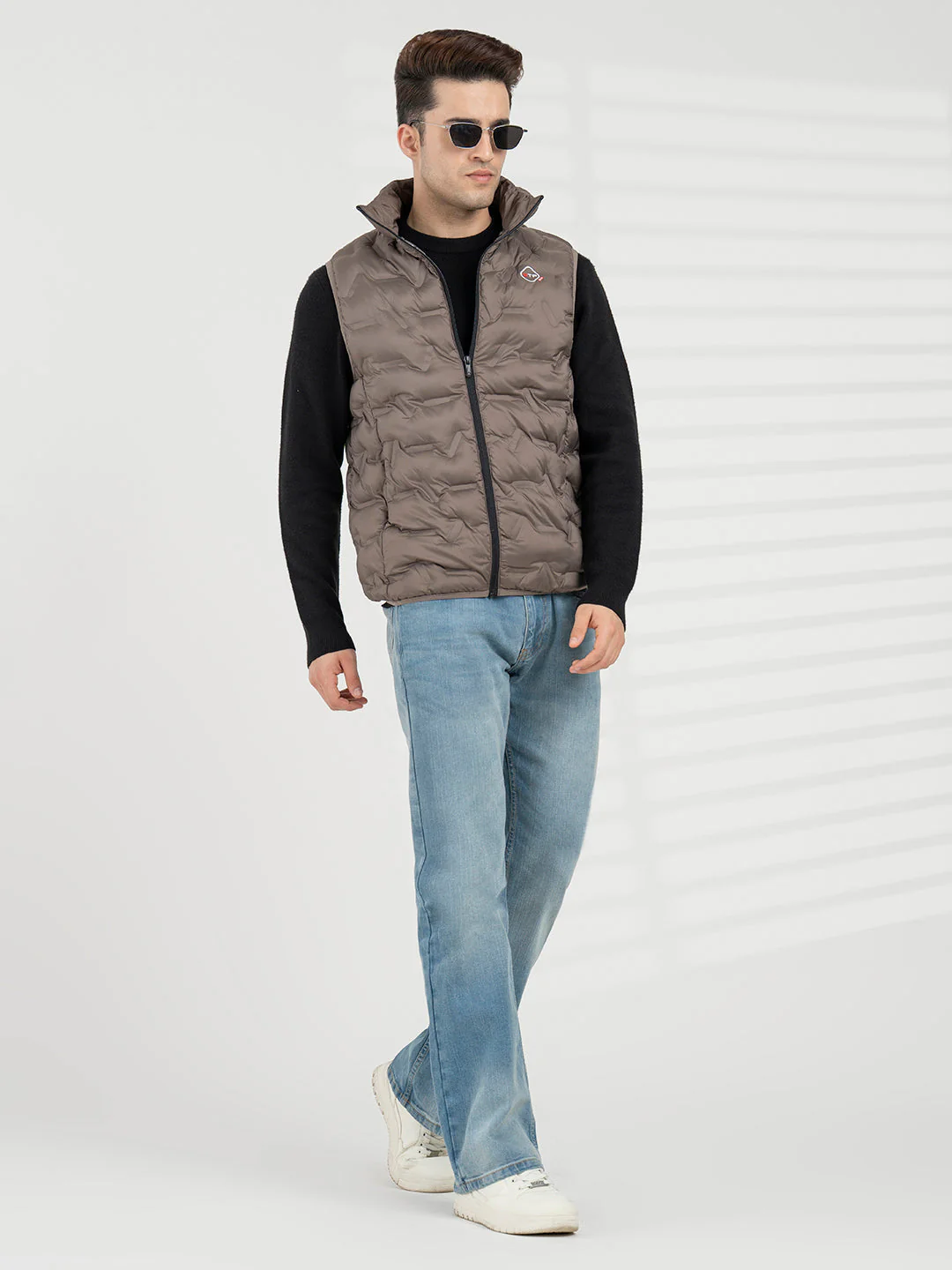 Men's Bronze Sleeveless Jacket | Winter Heatseal Jackets for Men - Image 5