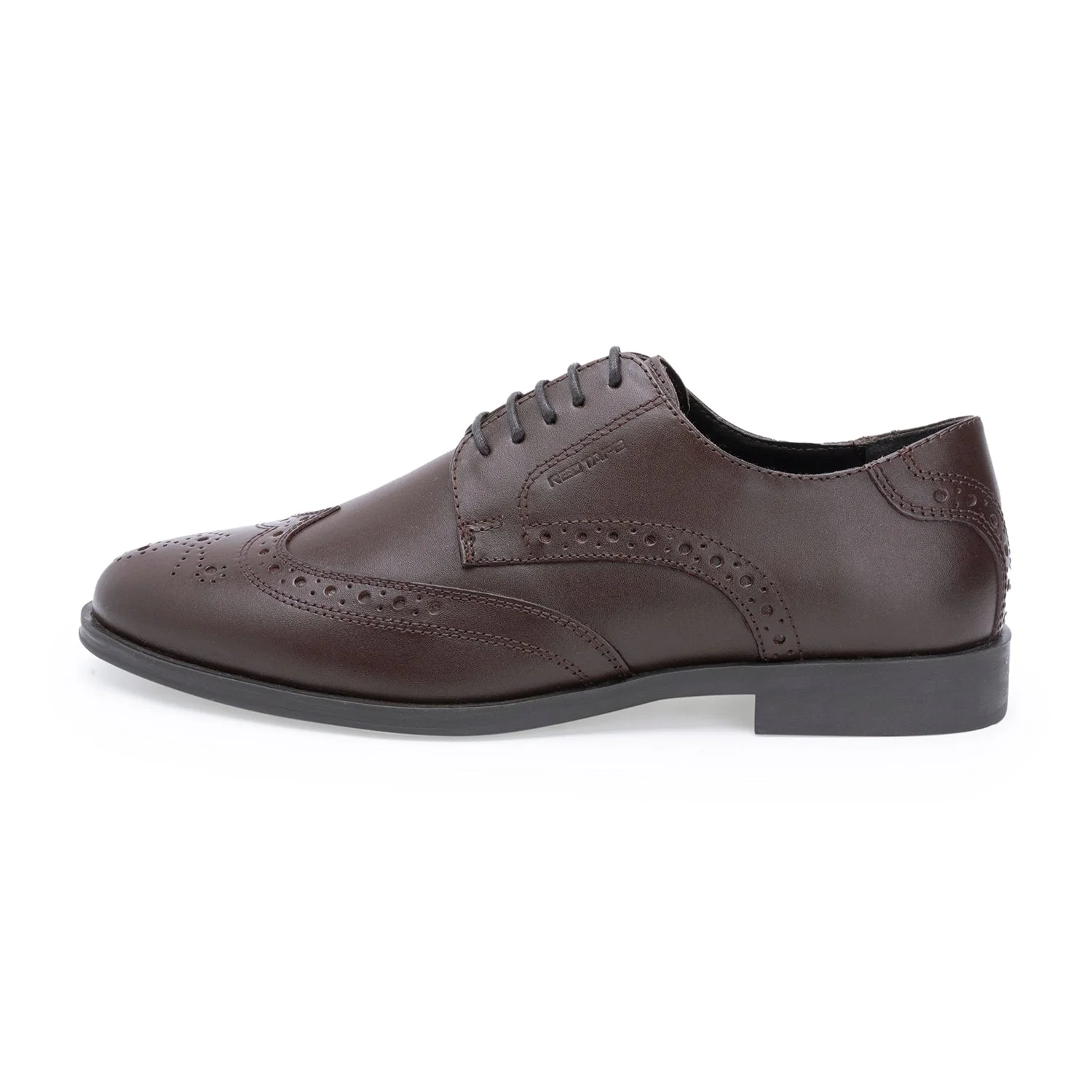 Men Brown Derby Brogue Shoes for Sophisticated Style - Image 3