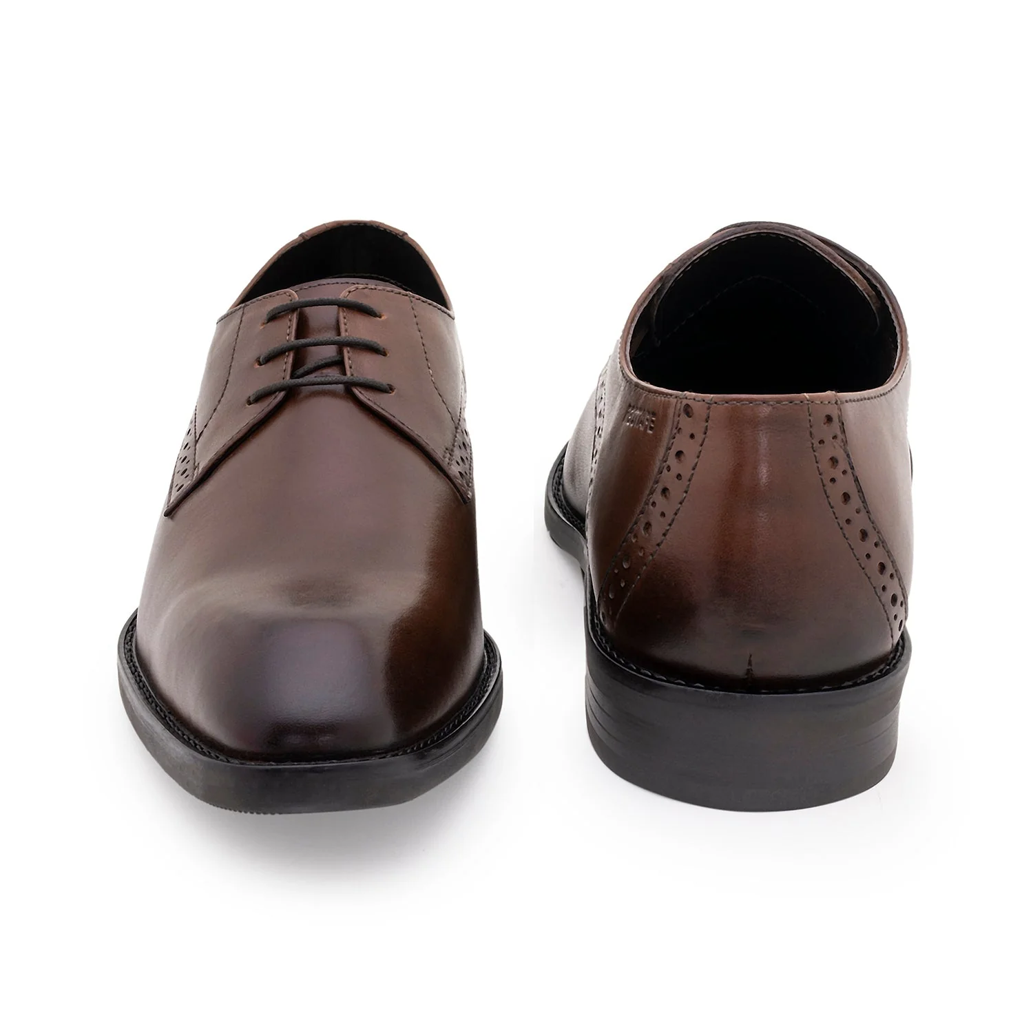 Menâ€™s Brown Formal Derby Shoes | Modern Classics - Image 4