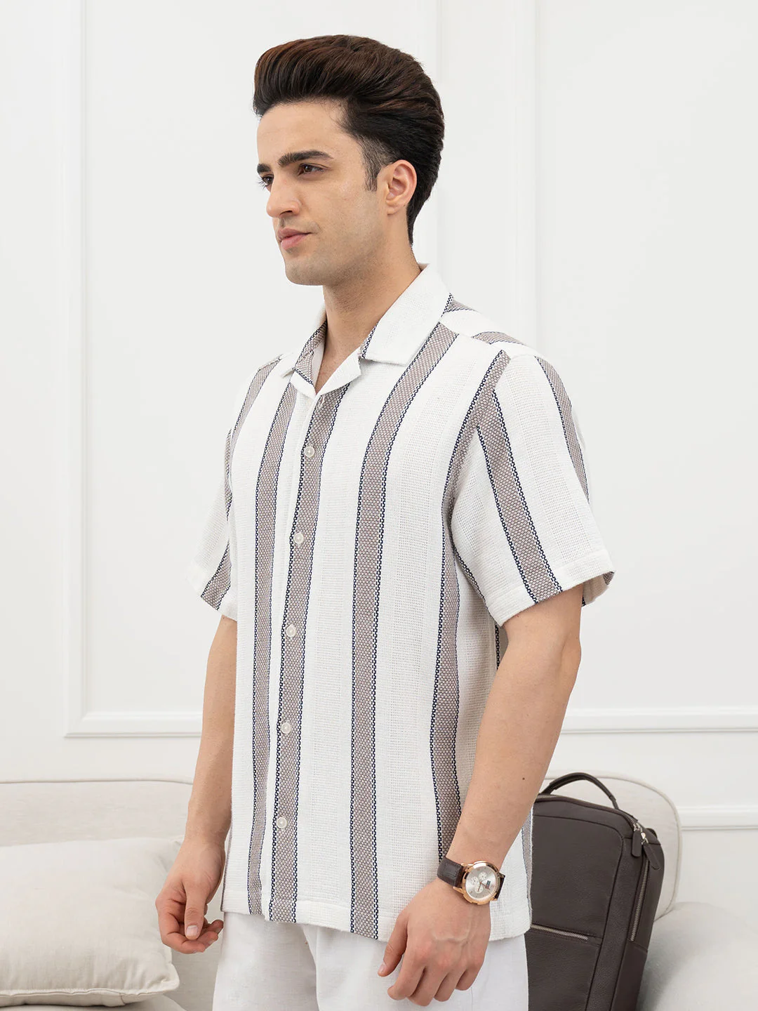 Mens Brown Shirt - Image 2