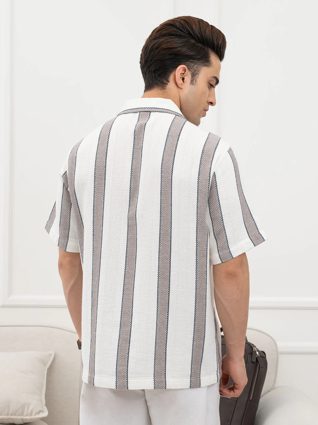 Mens Brown Shirt - Image 3