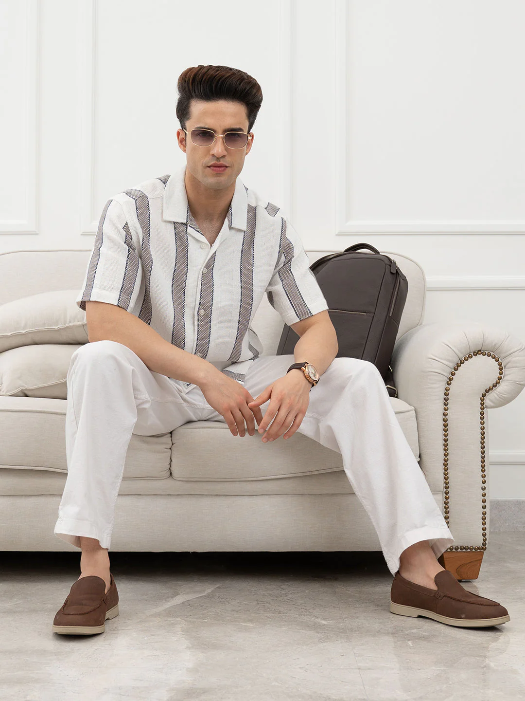 Mens Brown Shirt - Image 5