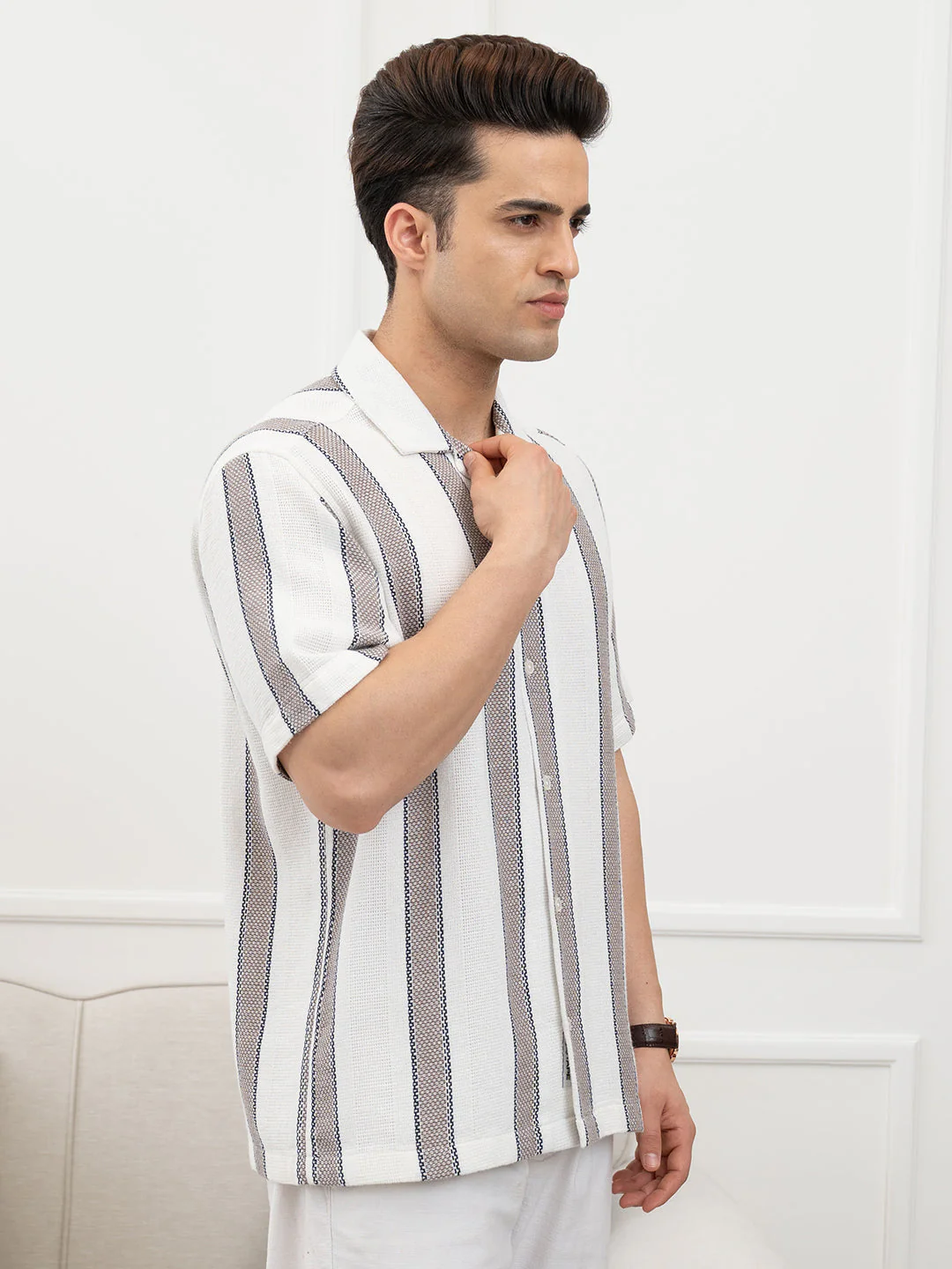 Mens Brown Shirt - Image 6