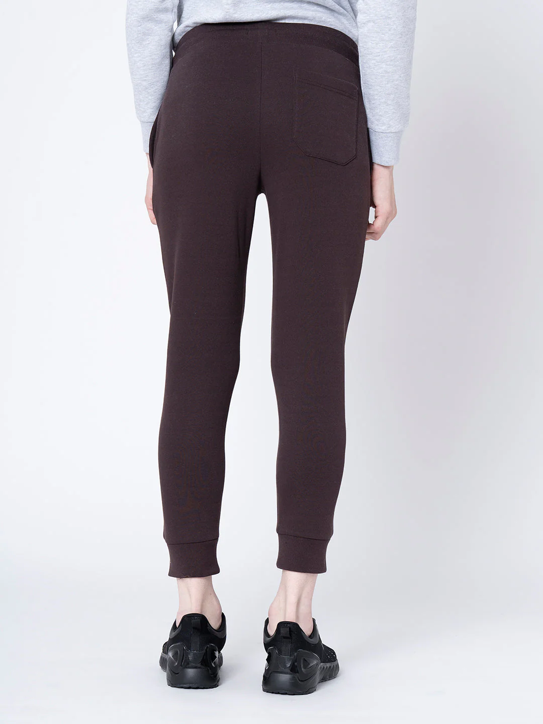 Men's Brown Solid Jogger - Image 3