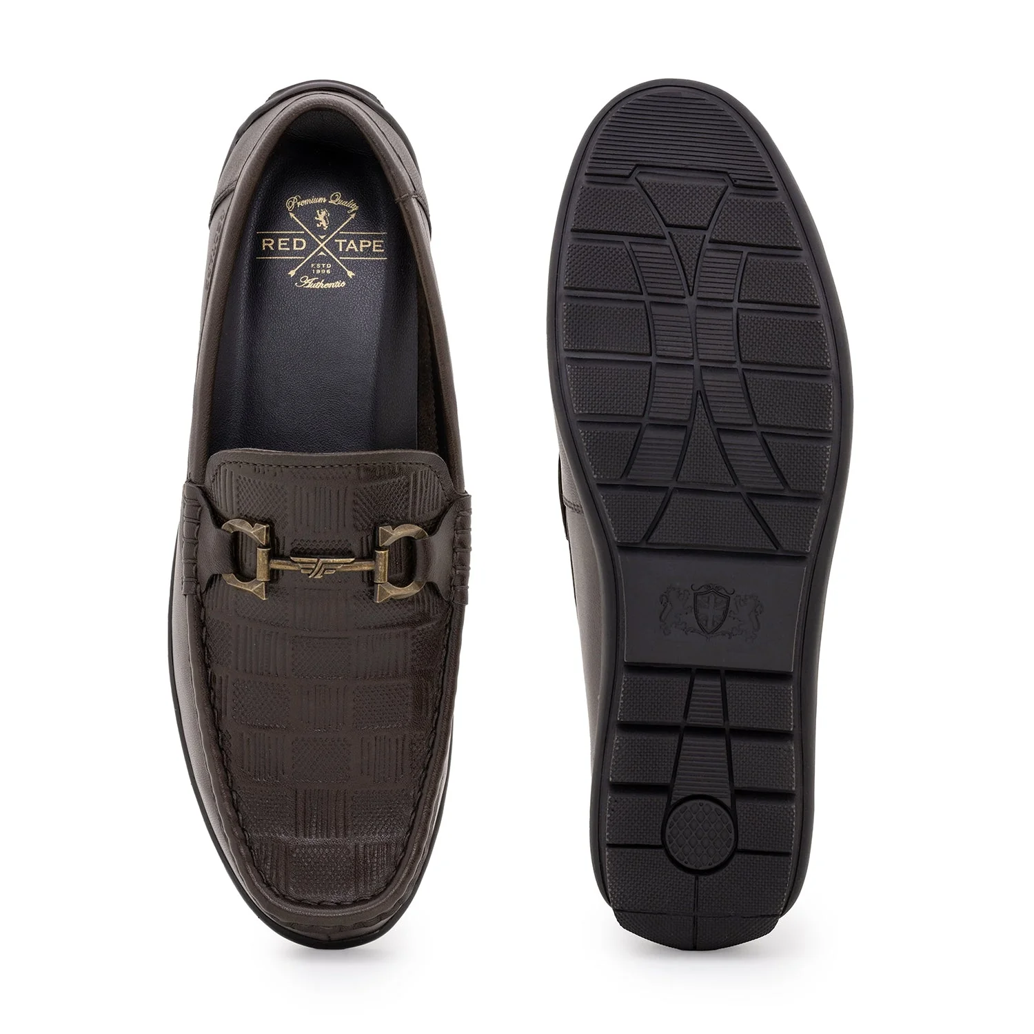 Men's Brown Leather Moccasins for Classic Formal Sophistication - Image 5
