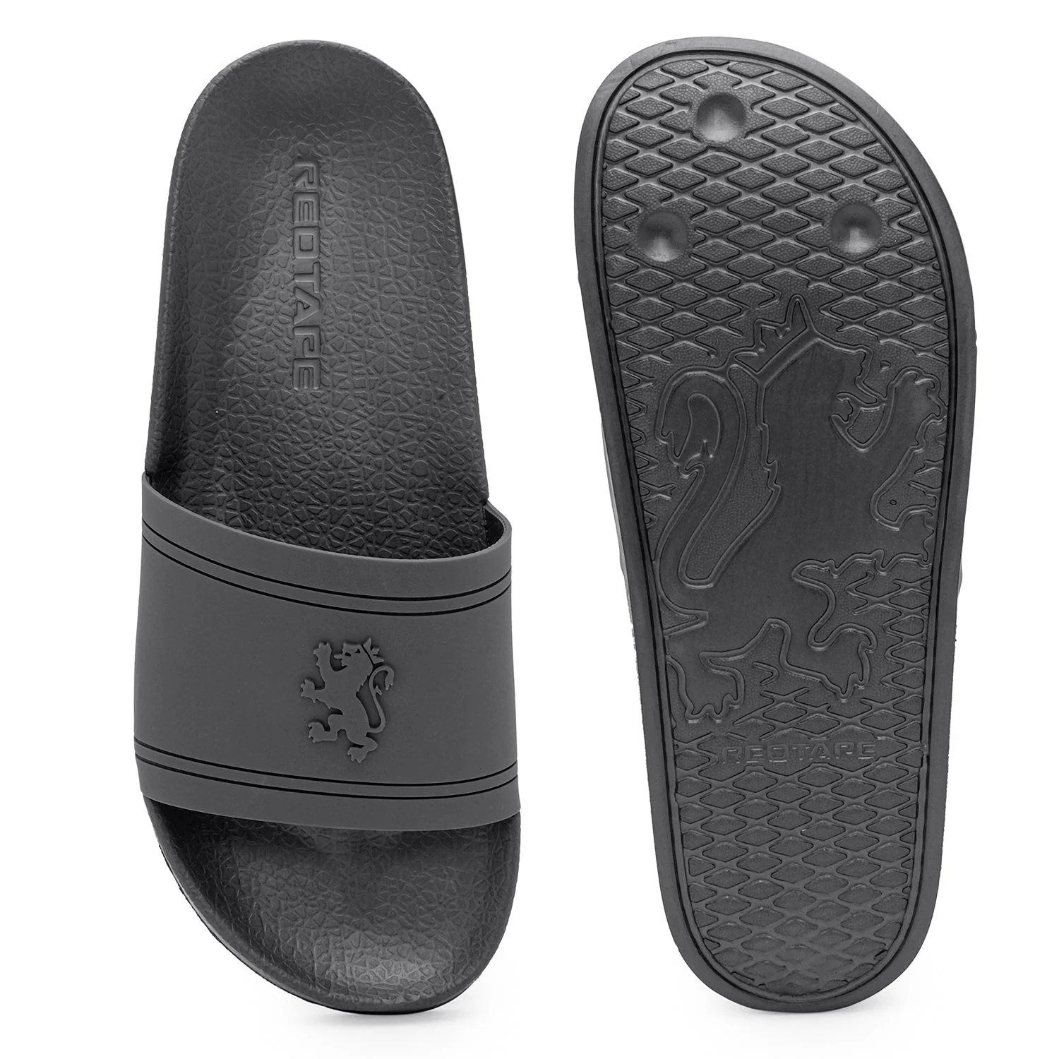 Men's Casual Dark Grey Sliders | Everyday Comfort - Image 5