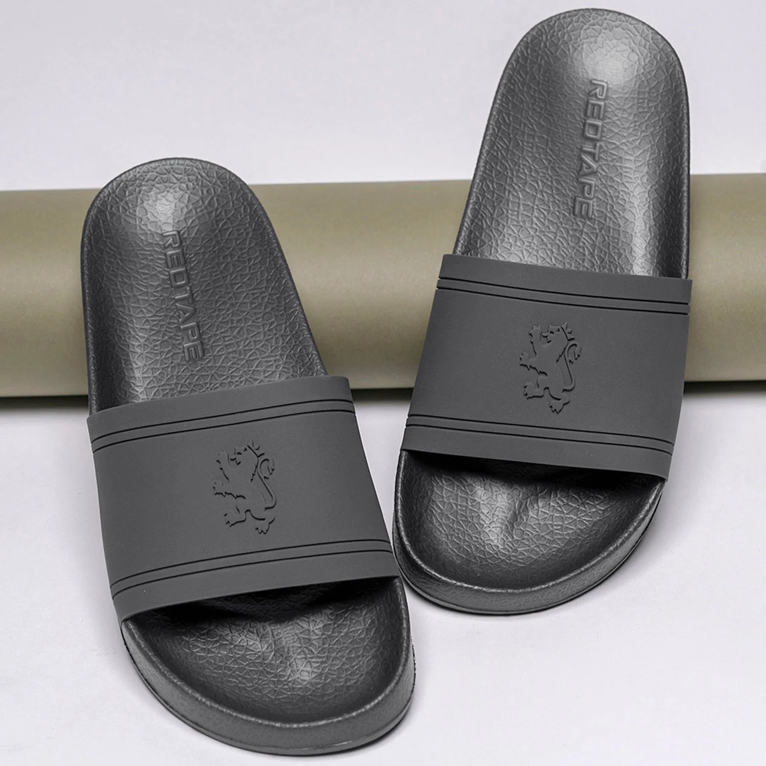 Men's Casual Dark Grey Sliders | Everyday Comfort - Image 6