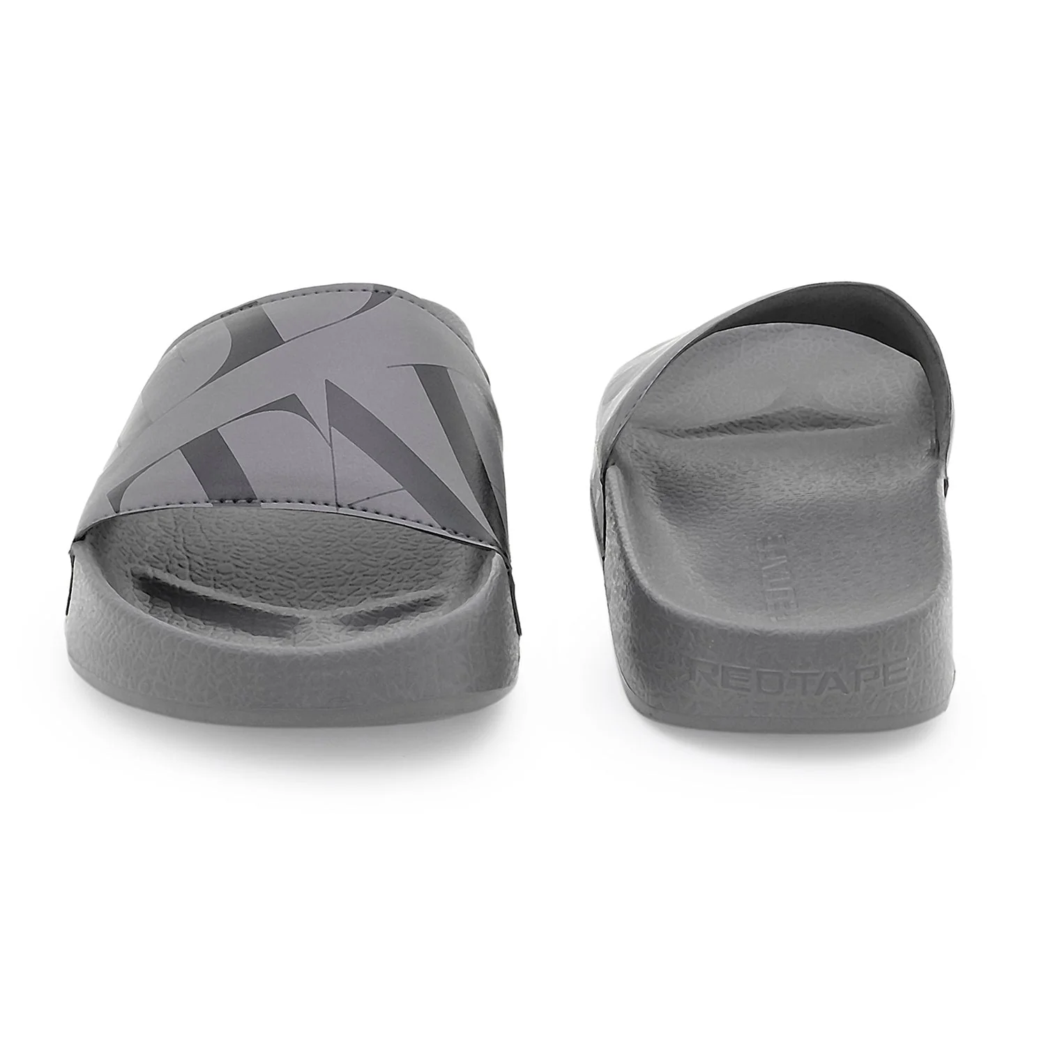 Menâ€™s Casual Pool Sliders in Grey - Image 4