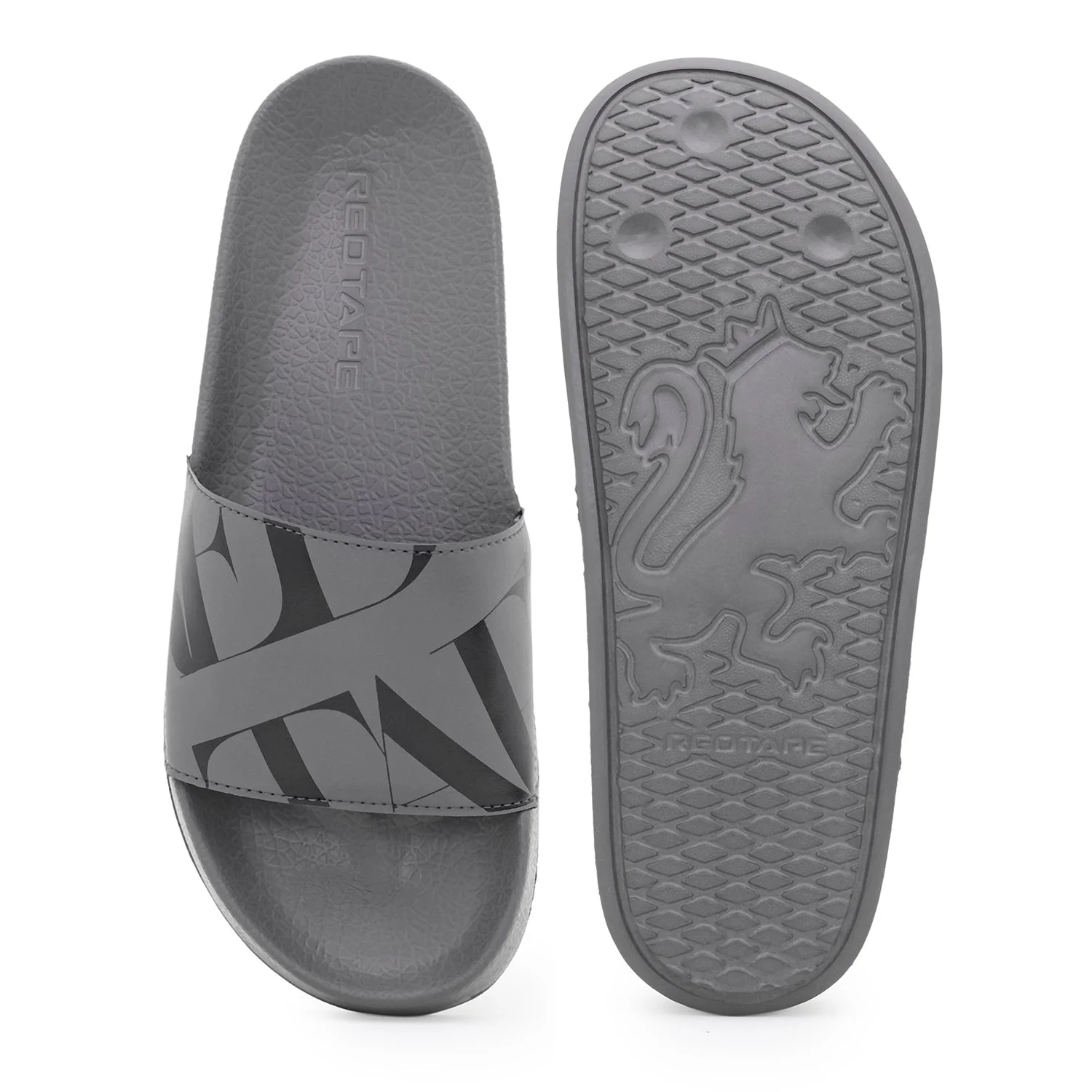Menâ€™s Casual Pool Sliders in Grey - Image 5