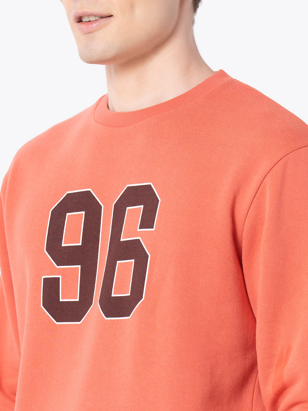 Men's Coral Printed Sweatshirt - Image 4