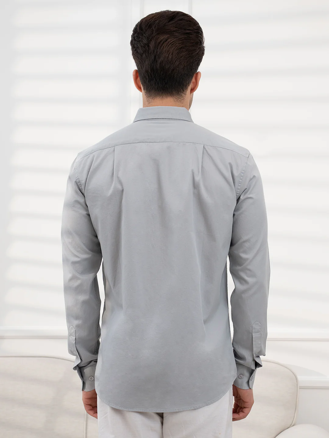 Mens Cotton Twill Shirt for Casual Comfortable Style - Image 5