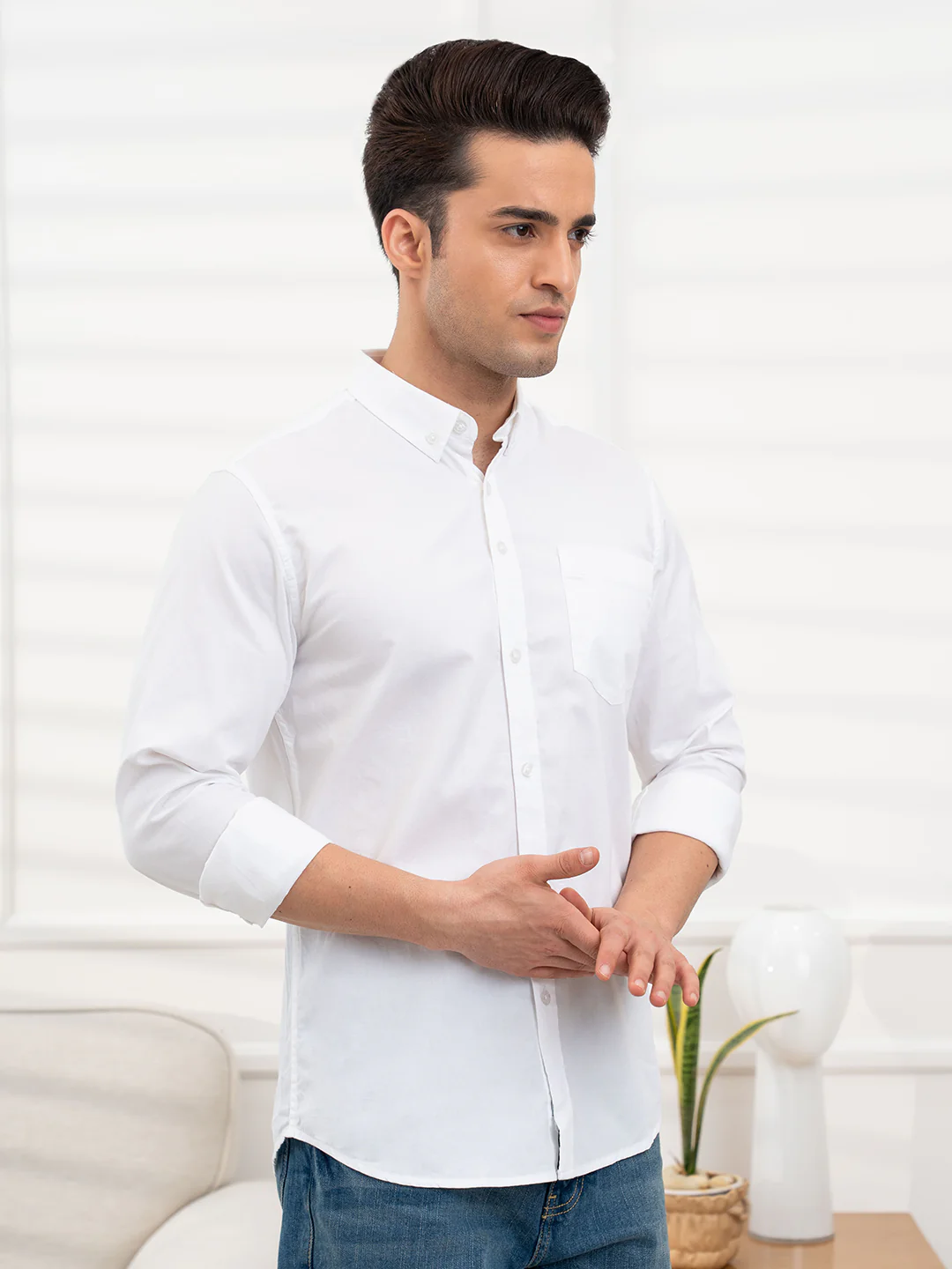 Menâ€™s Cotton Shirt for Effortless Casual Style - Image 4