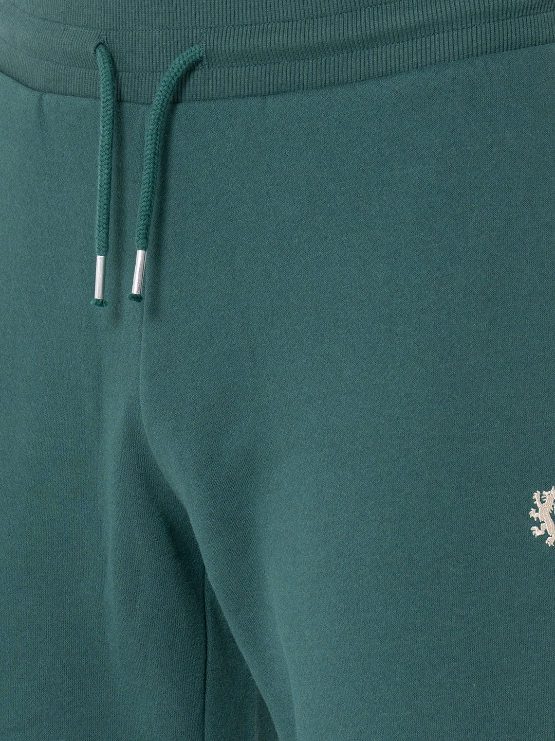 Men's Dark Green Solid Jogger - Image 4