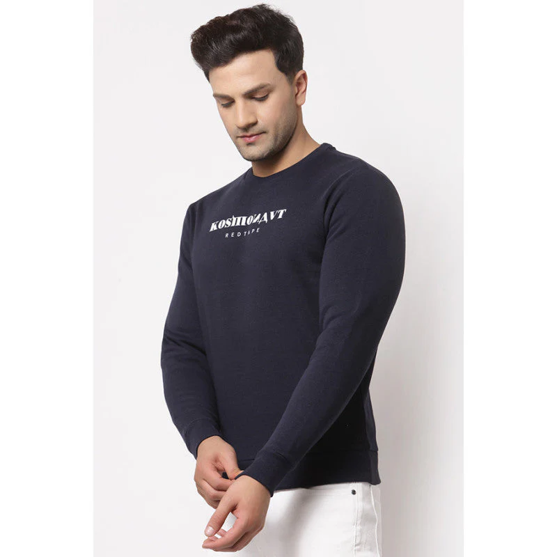Men's Dark Navy Sweatshirt - Image 2