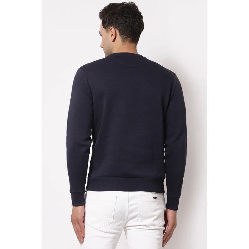 Men's Dark Navy Sweatshirt - Image 3