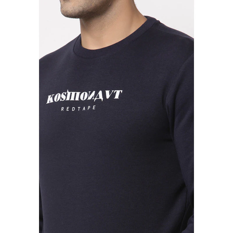 Men's Dark Navy Sweatshirt - Image 4