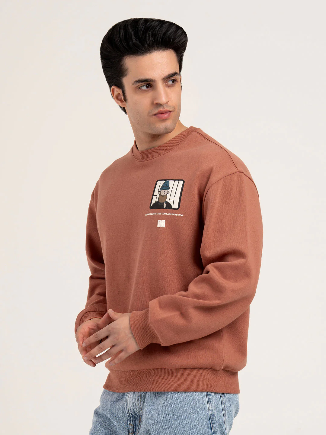 Men's Fleece Sweatshirt - Image 4