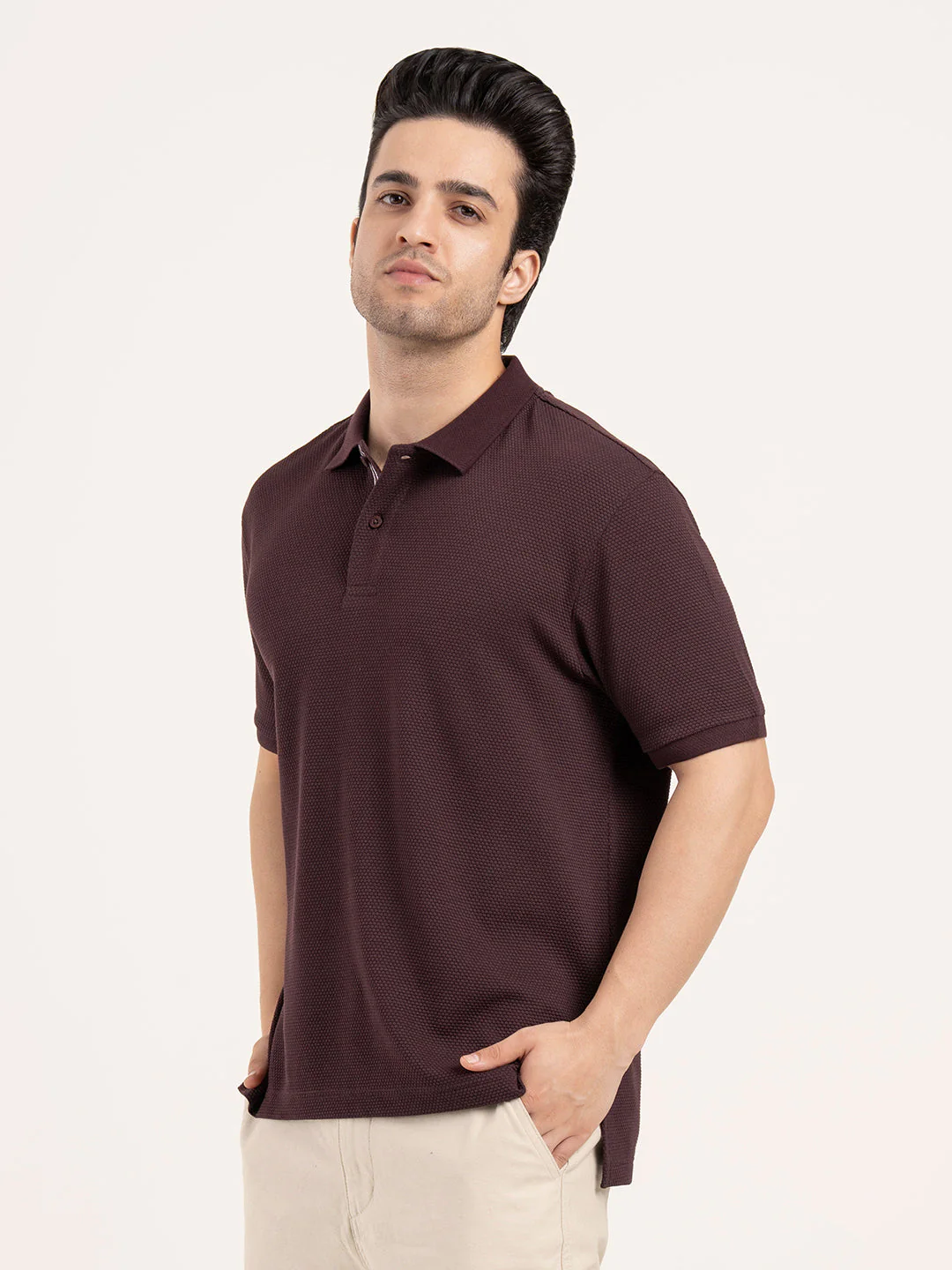 Menâ€™s Football Structure Polo T-Shirt - Image 4