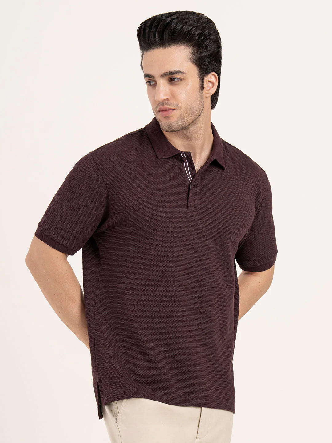 Menâ€™s Football Structure Polo T-Shirt - Image 8