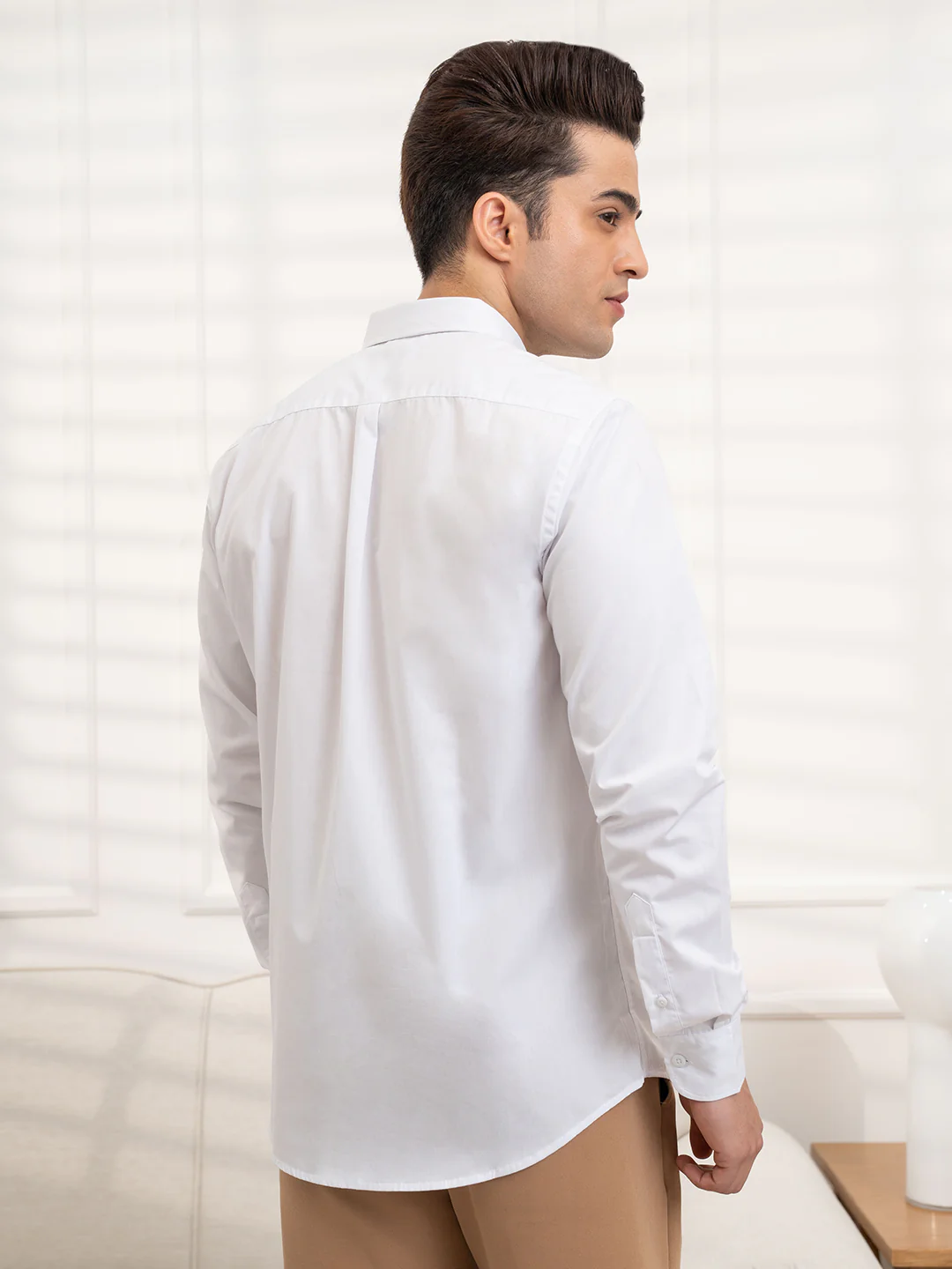 Mens Full Sleeve Dobby Shirt - Image 5
