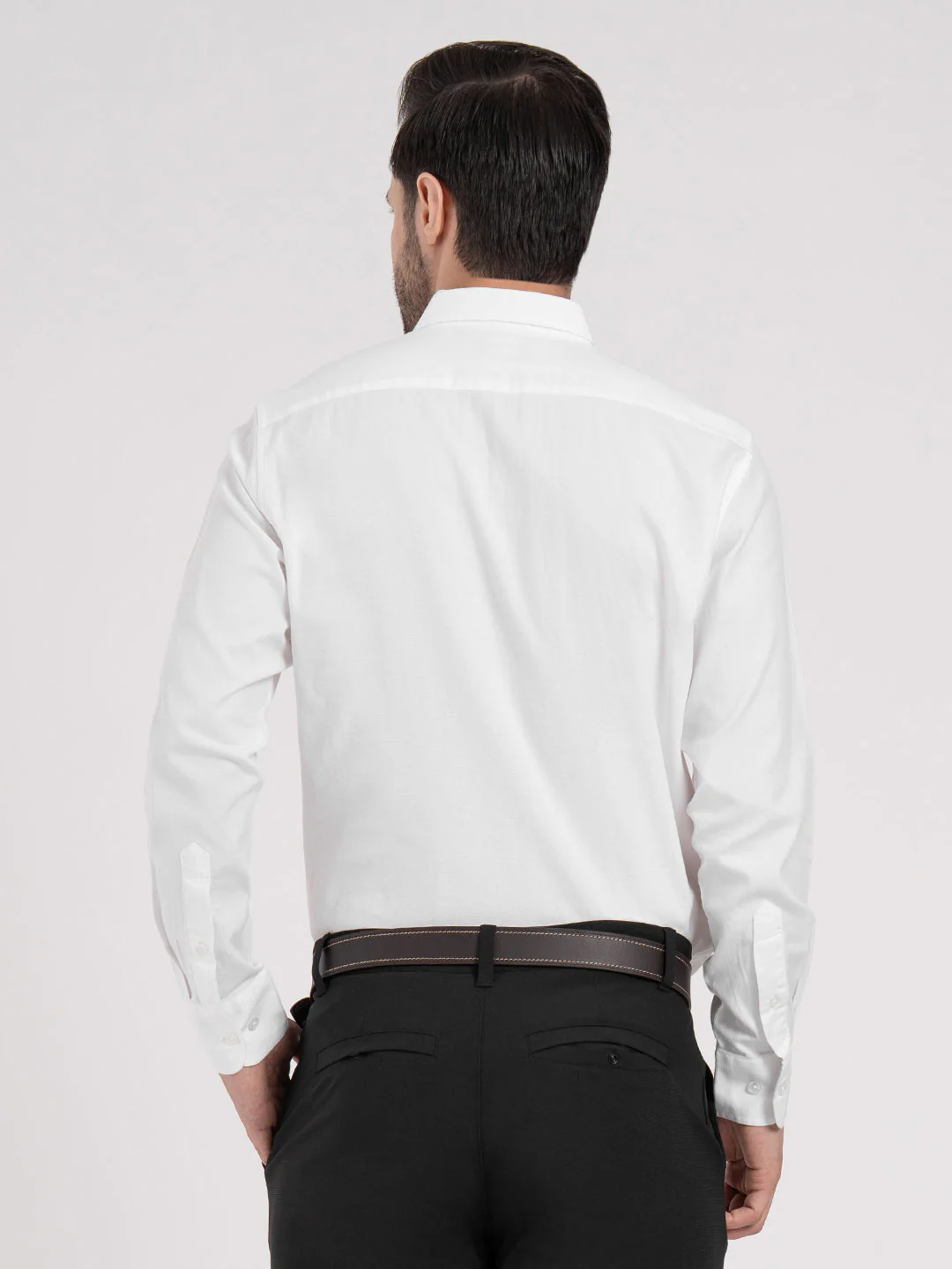 Mens Full Sleeve Dobby Shirt - Image 3