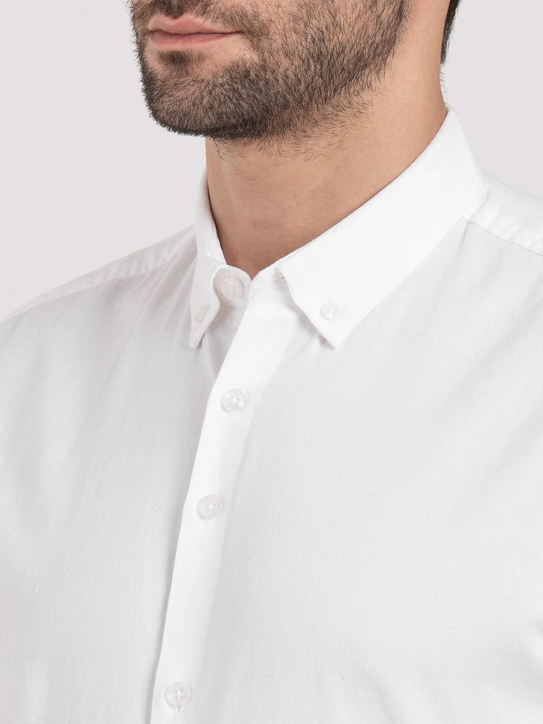 Mens Full Sleeve Dobby Shirt - Image 4