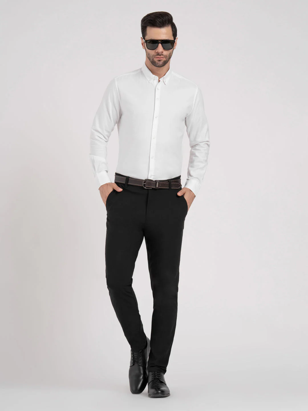 Mens Full Sleeve Dobby Shirt - Image 5