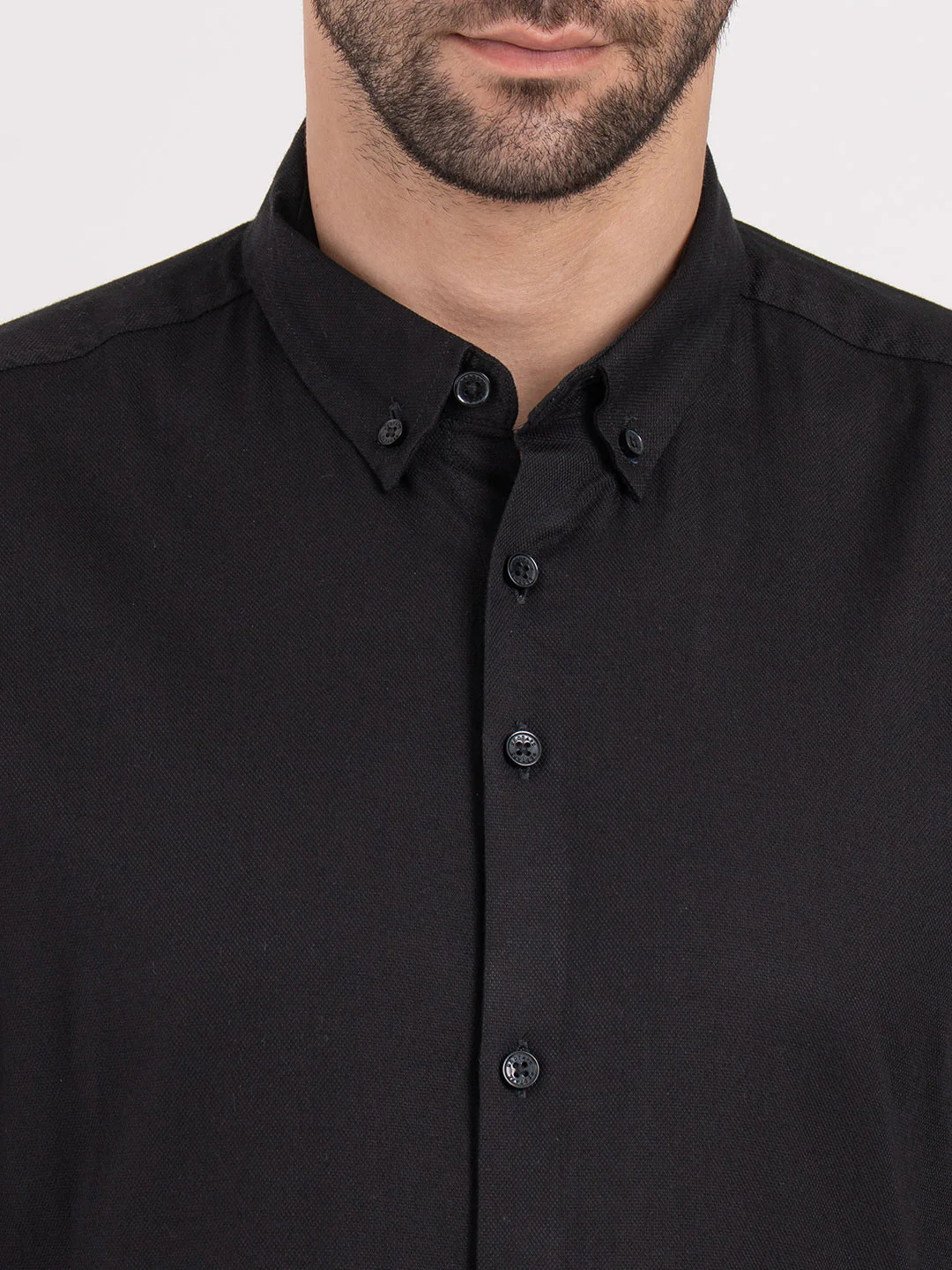 Mens Full Sleeve Dobby Shirt - Image 5