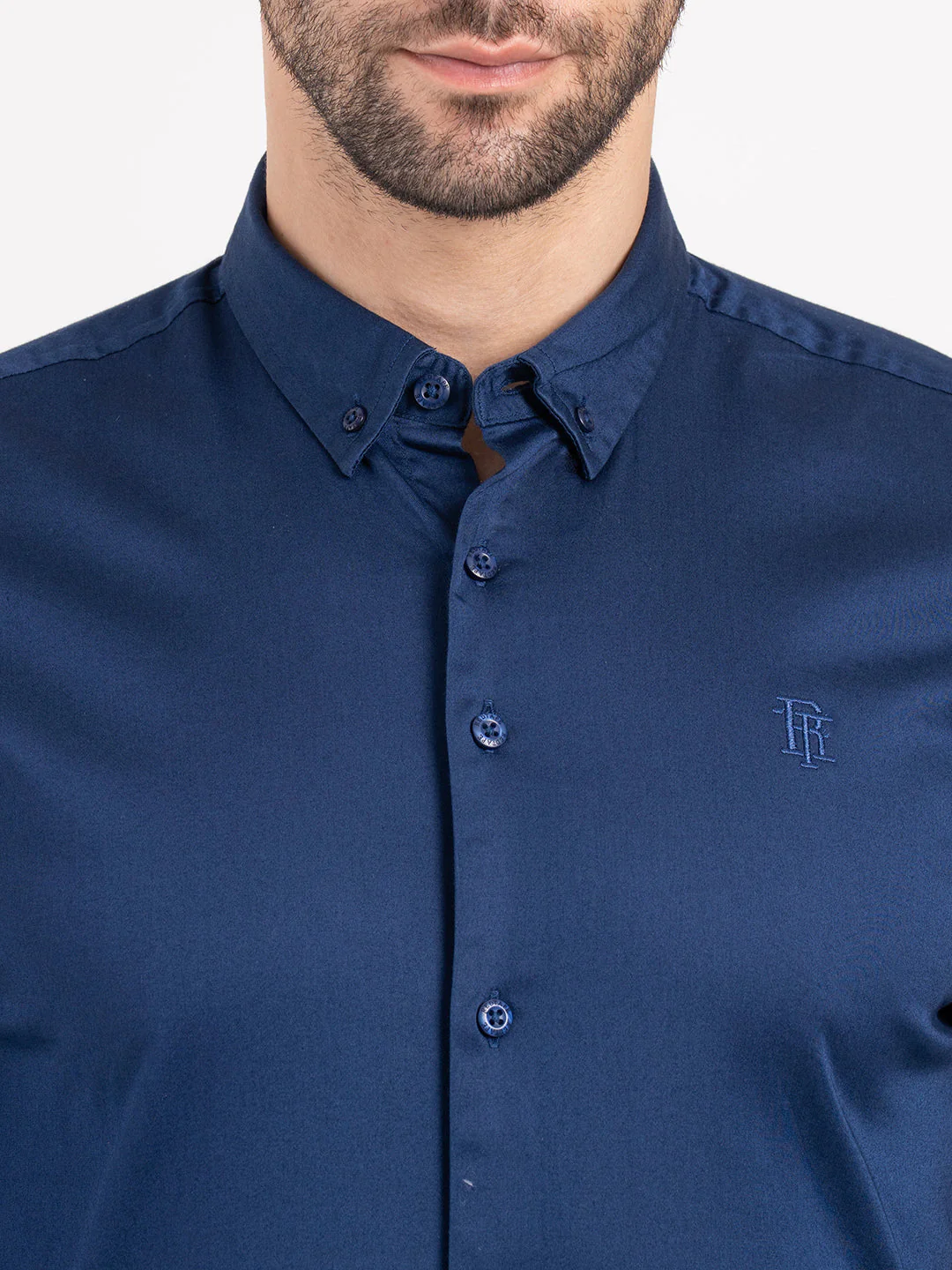 Mens Full Sleeve Solid Shirt - Image 5