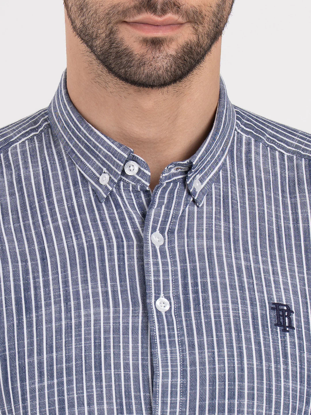 Mens Full Sleeve Stripe Shirt - Image 5