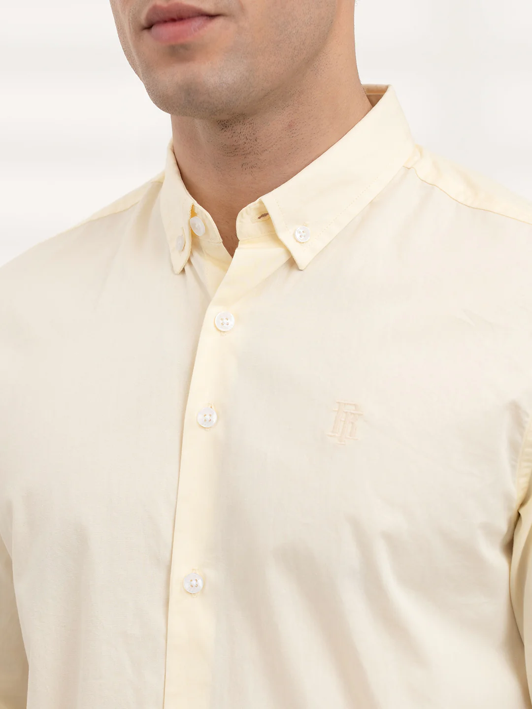 Mens Full Sleeve Poplin Solid Shirt - Image 6