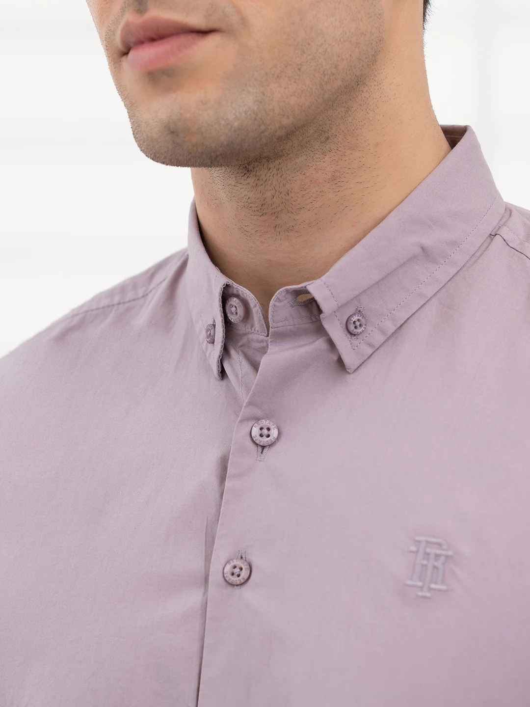 Mens Full Sleeve Solid Poplin Shirt - Image 6