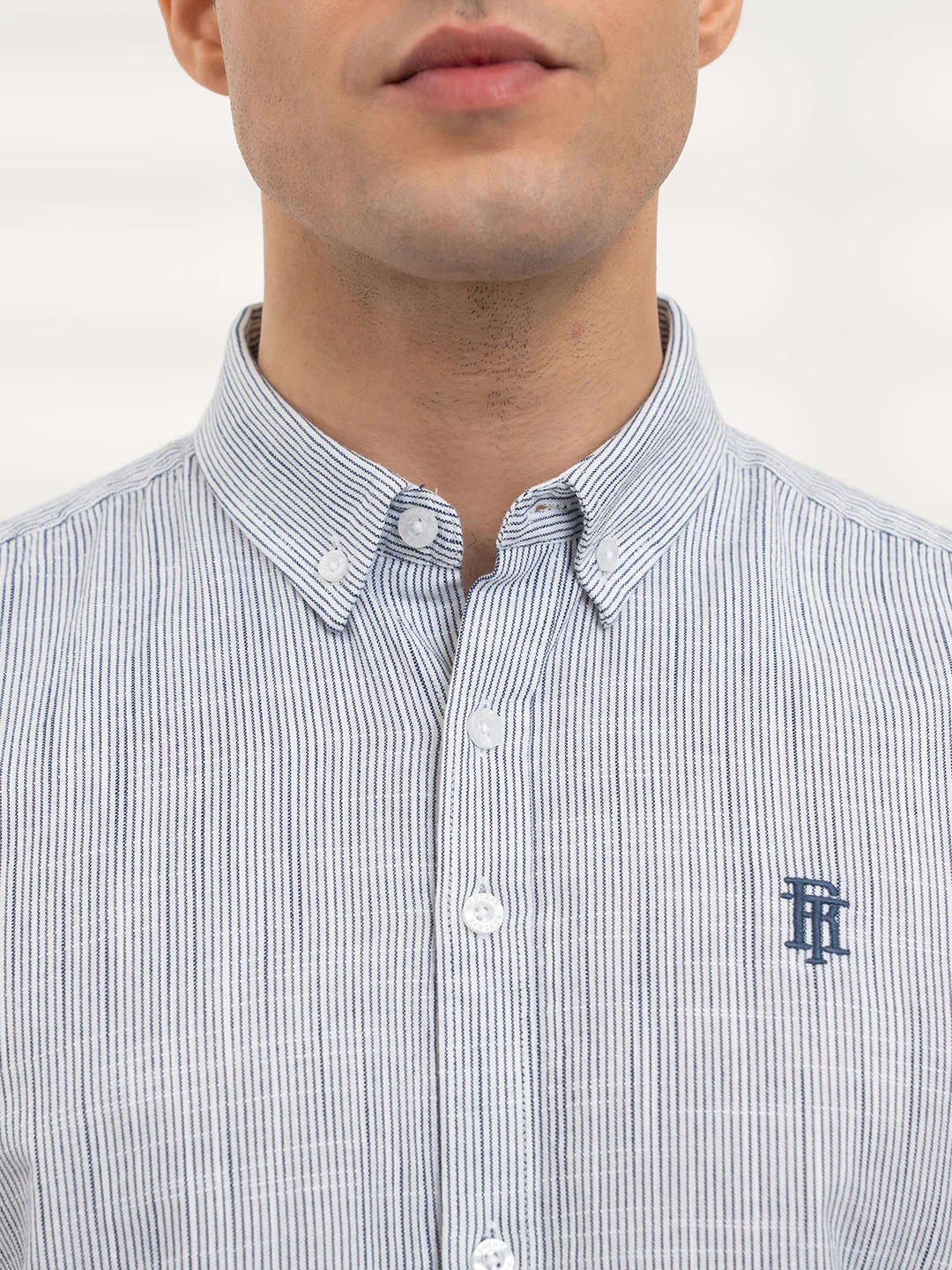 Mens Full Sleeve Stripe Shirt - Image 6