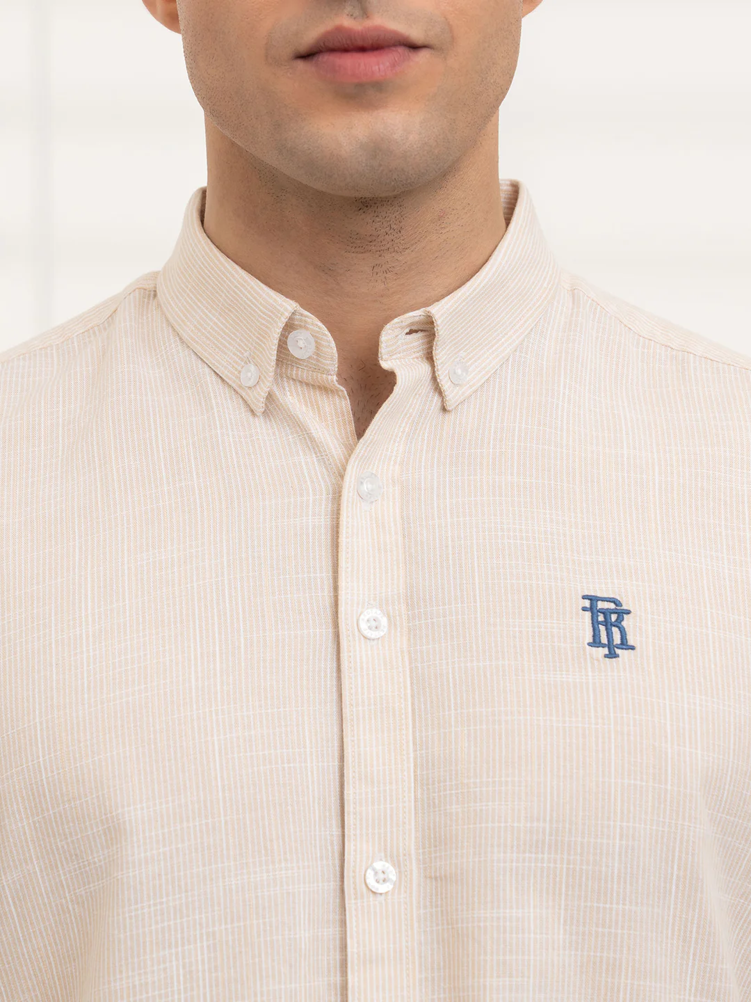 Mens Full Sleeve Stripe Shirt - Image 6