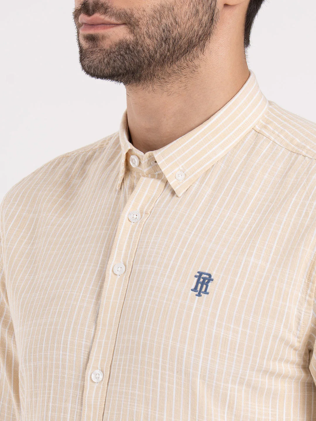 Mens Full Sleeve Stripe Shirt - Image 5