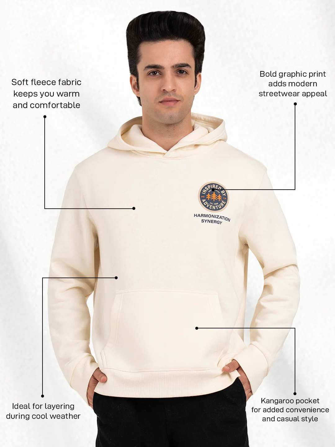 Men's Graphic Hoodie - Image 3