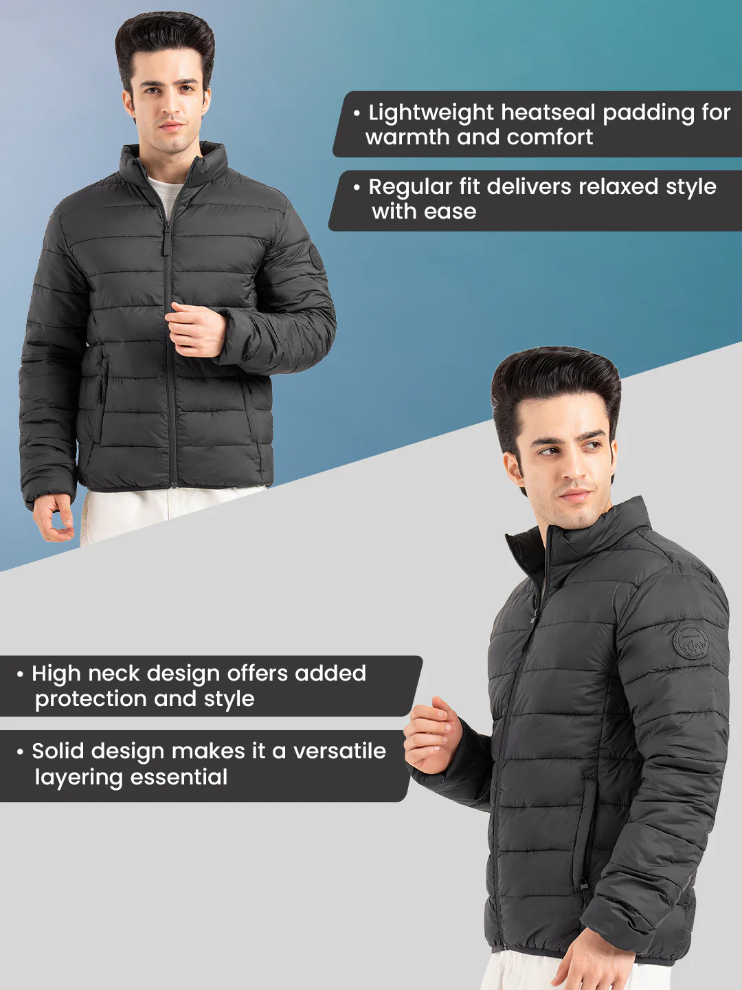 Men's Heatseal Jacket for Stylish Winter Warmth - Image 3