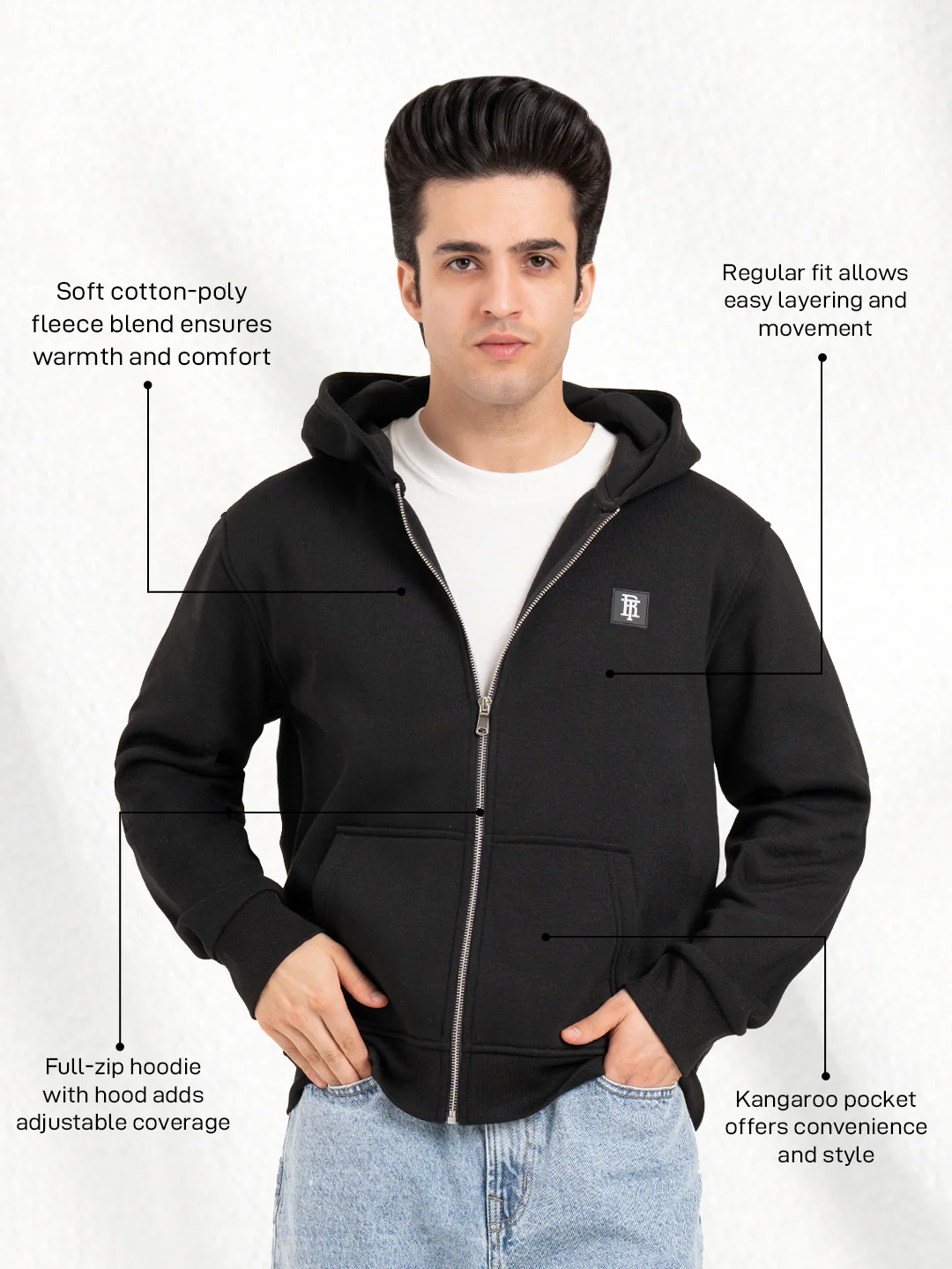 Men's Hoodie for Casual Everyday Style - Image 3