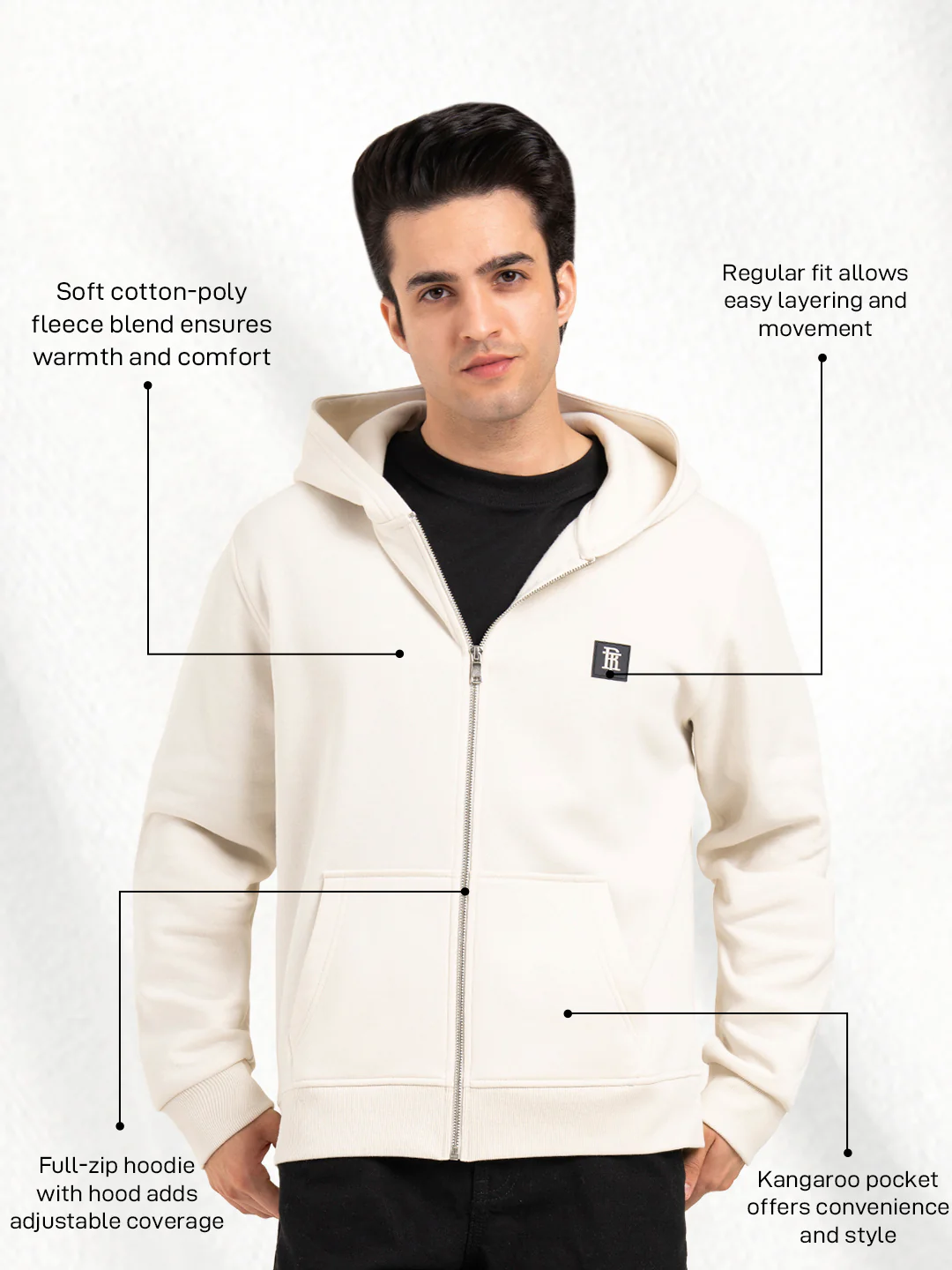 Men's Hoodie for Casual Everyday Style - Image 3