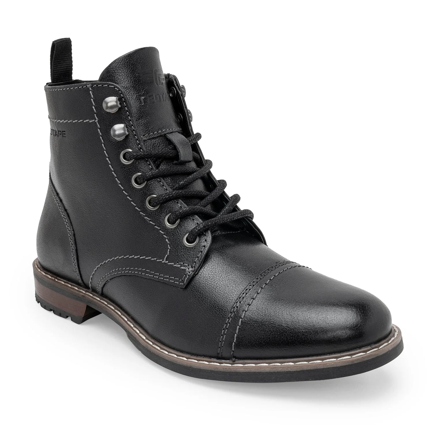 Men's Leather Biker Boots - Image 7