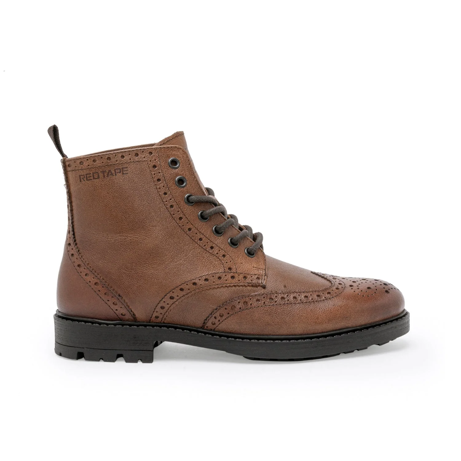 Men's Leather Biker Boots with Comfort and Durable Leather - Image 2