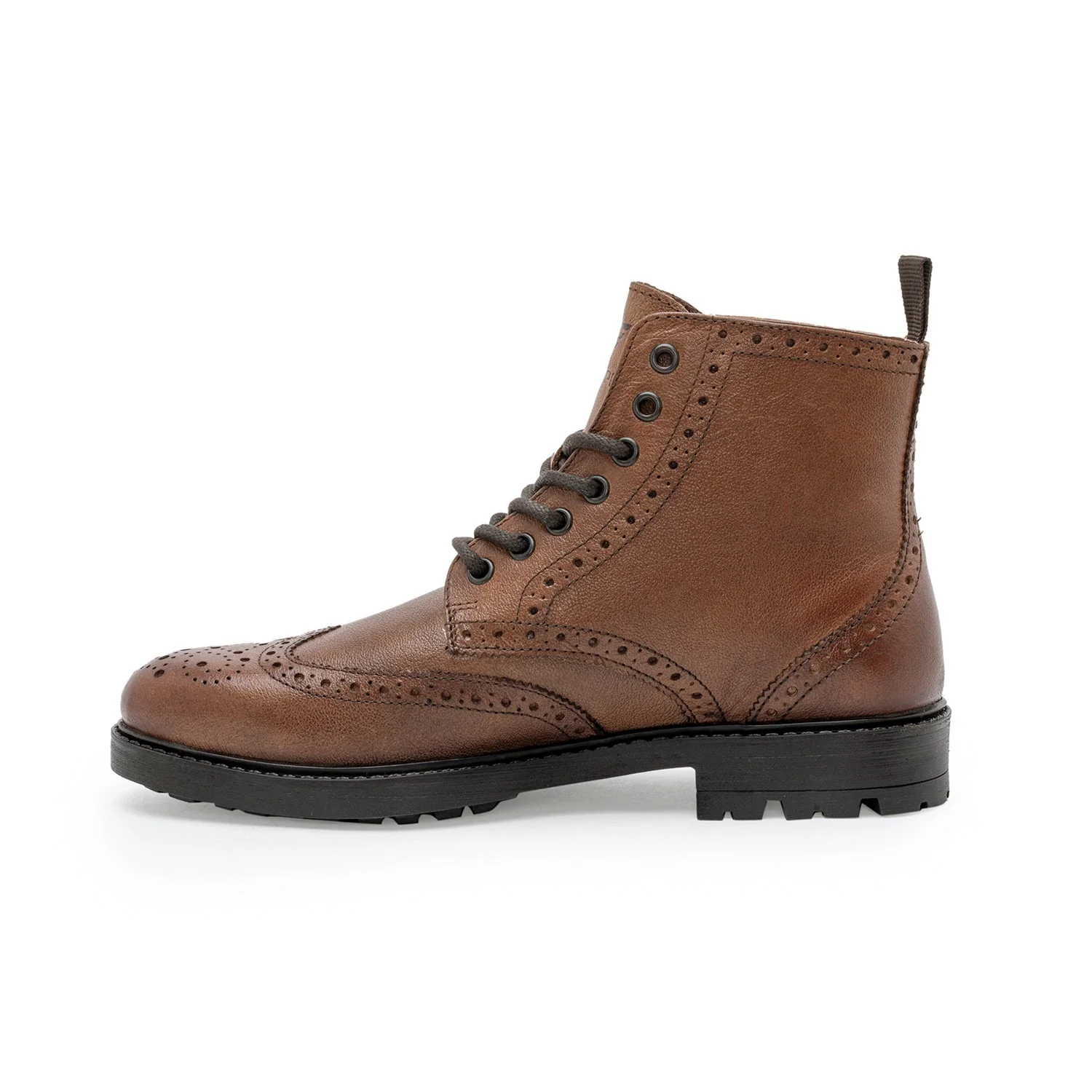 Men's Leather Biker Boots with Comfort and Durable Leather - Image 3