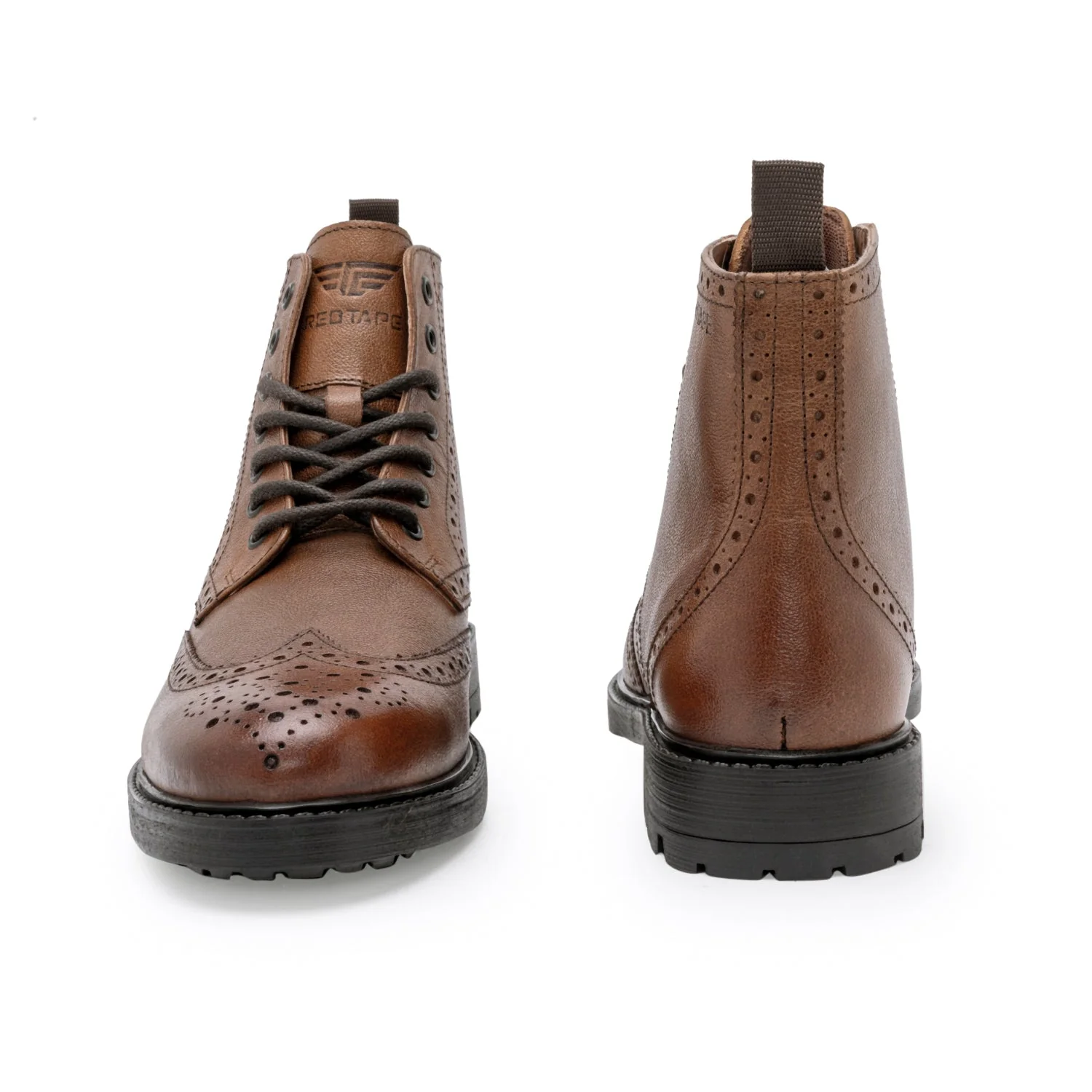 Men's Leather Biker Boots with Comfort and Durable Leather - Image 4