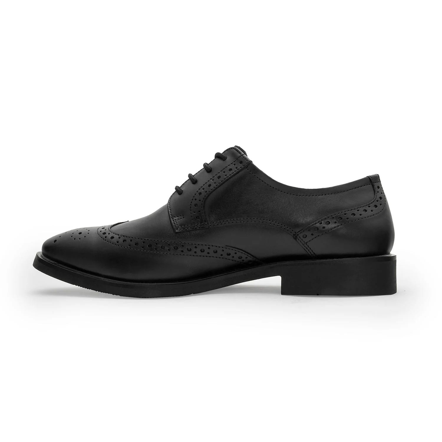 Men's Leather Brogue Derby Shoes for Refined Daily Formal Style - Image 3
