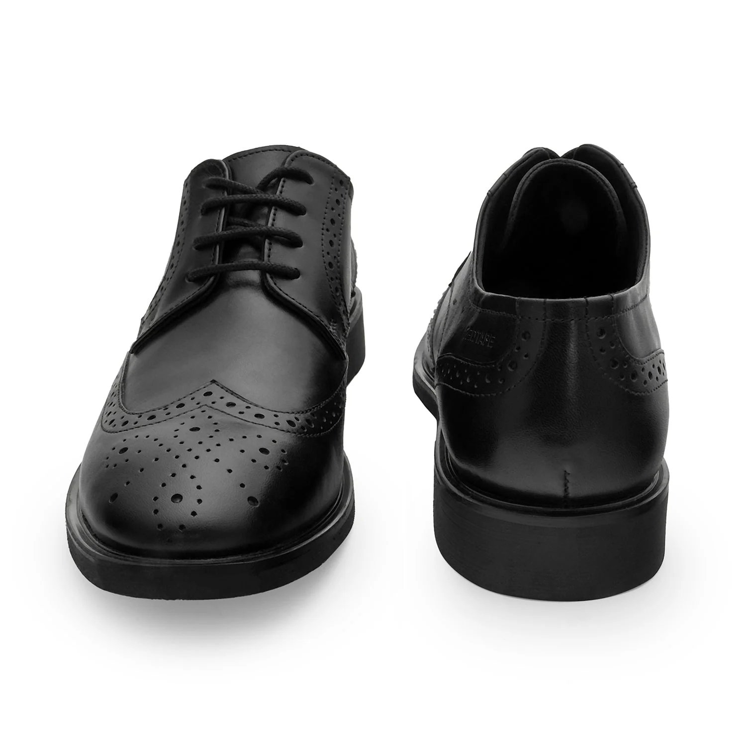 Men's Leather Brogue Derby Shoes for Refined Daily Formal Style - Image 4