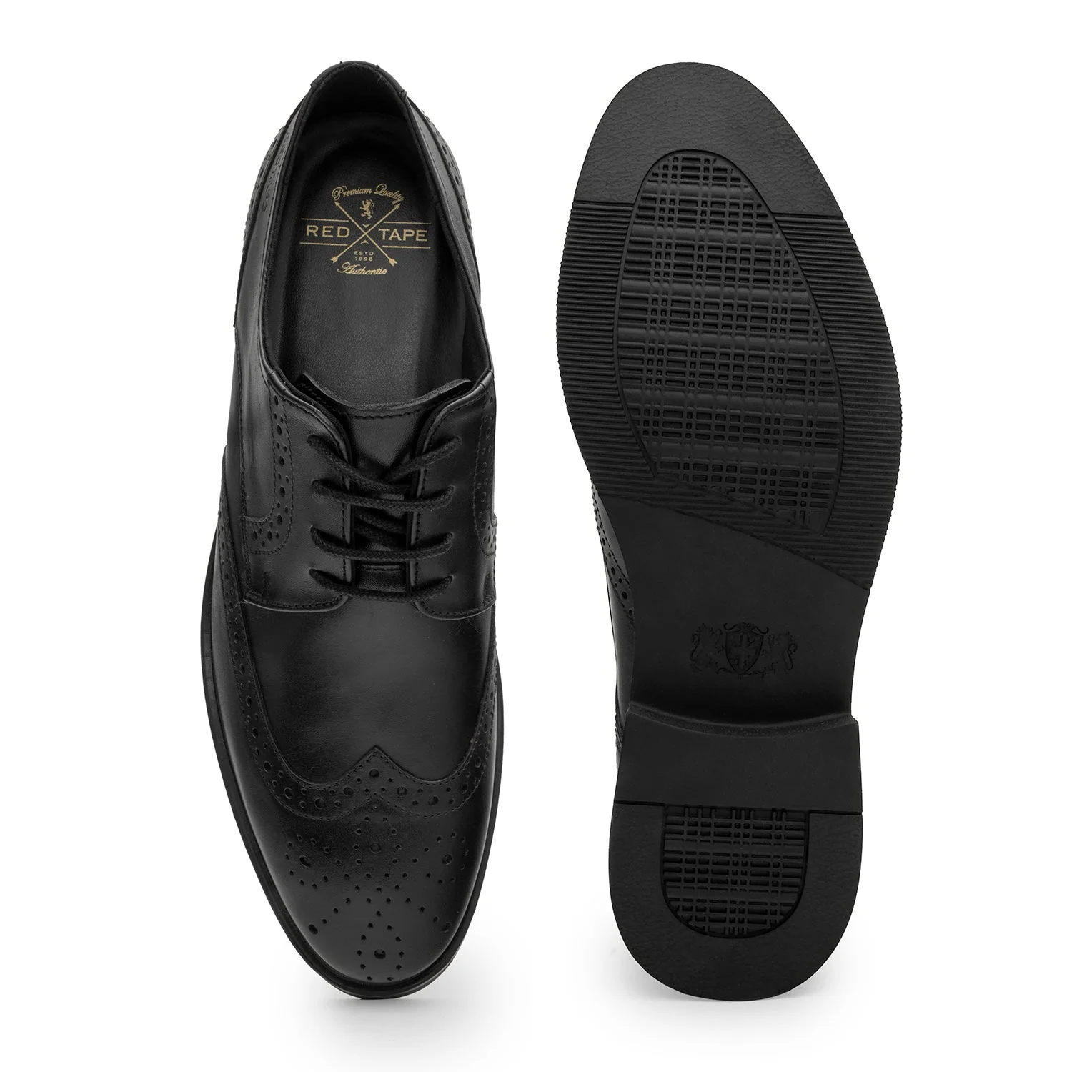 Men's Leather Brogue Derby Shoes for Refined Daily Formal Style - Image 5