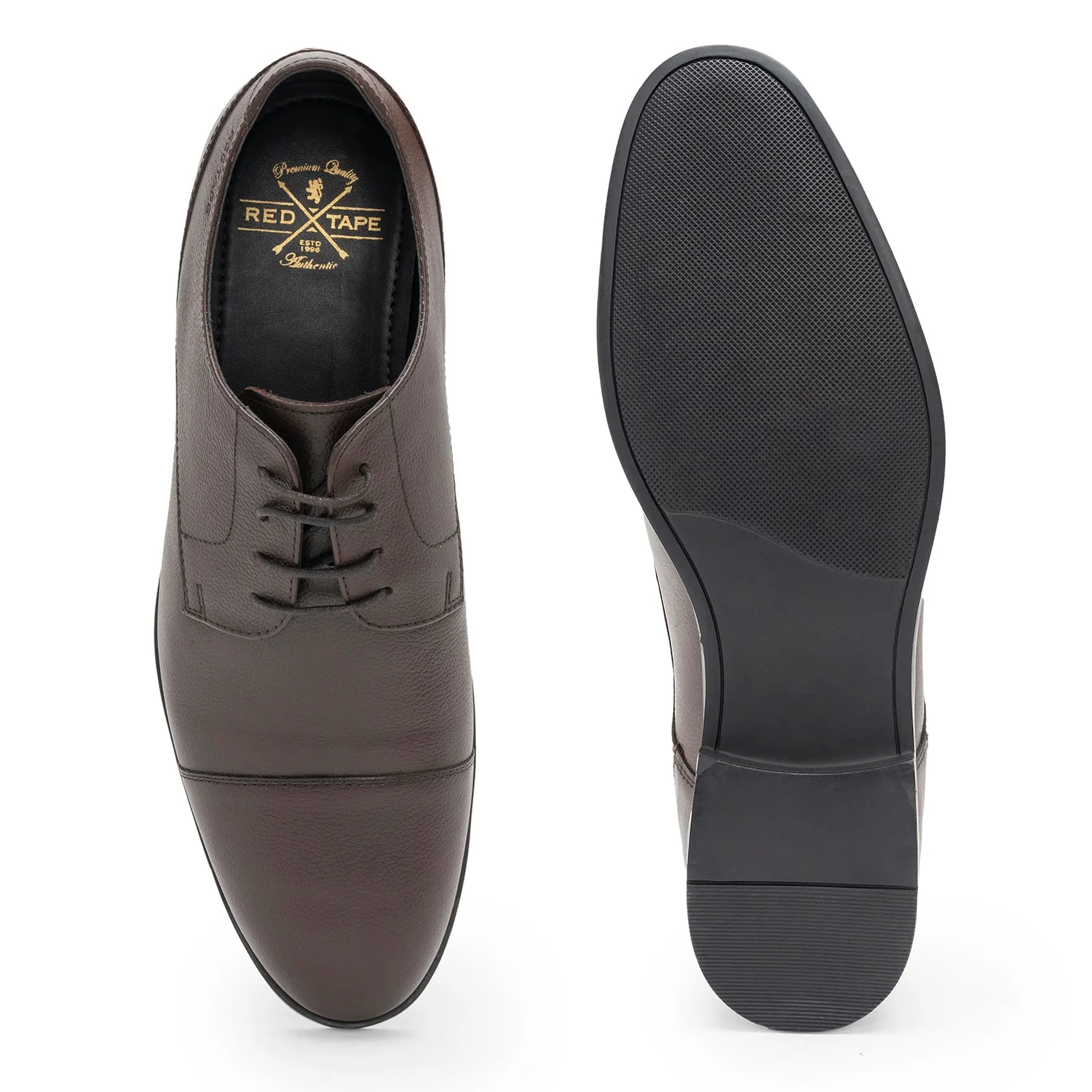 Men's Leather Derby Shoes for Classic Formal Style - Image 5